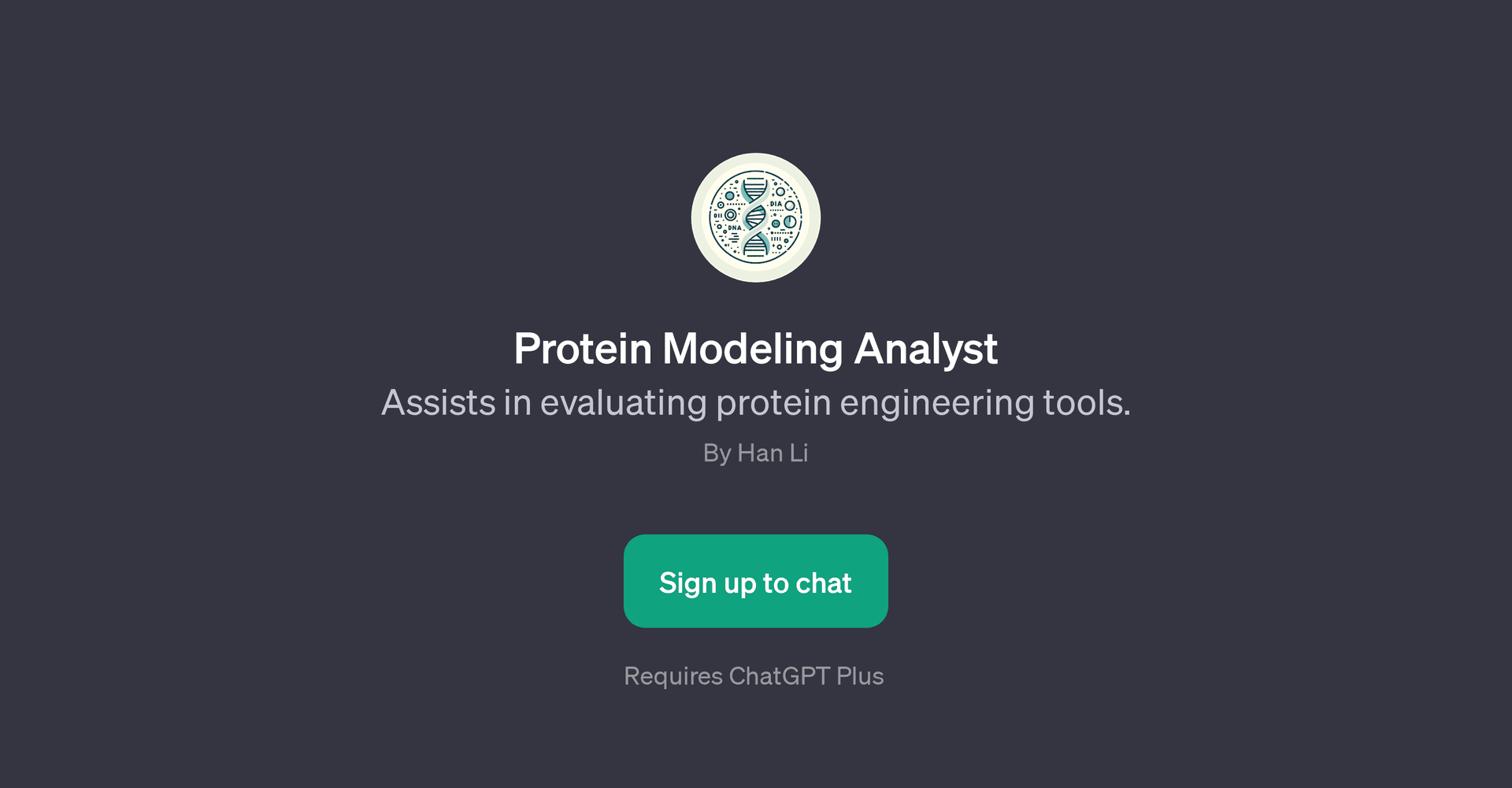 Protein Modeling Analyst