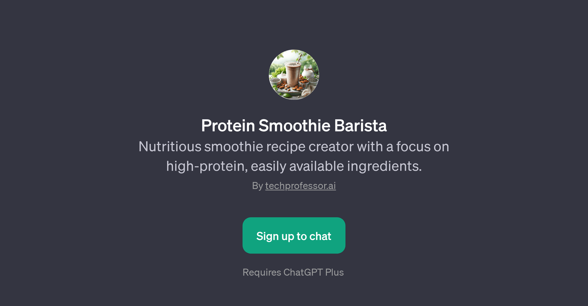 Protein Smoothie Barista