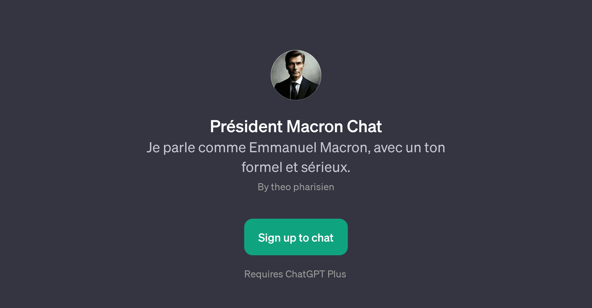 Prsident Macron Chat