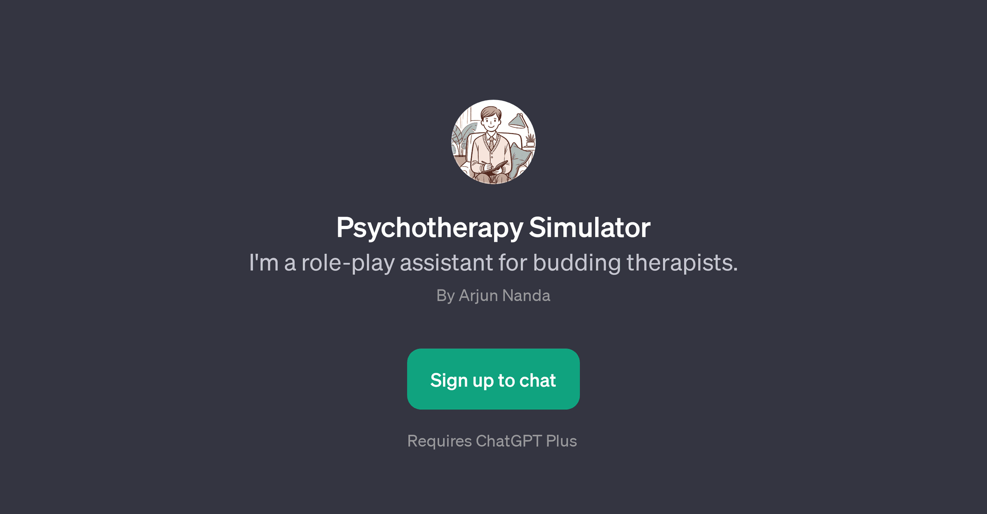 Psychotherapy Simulator