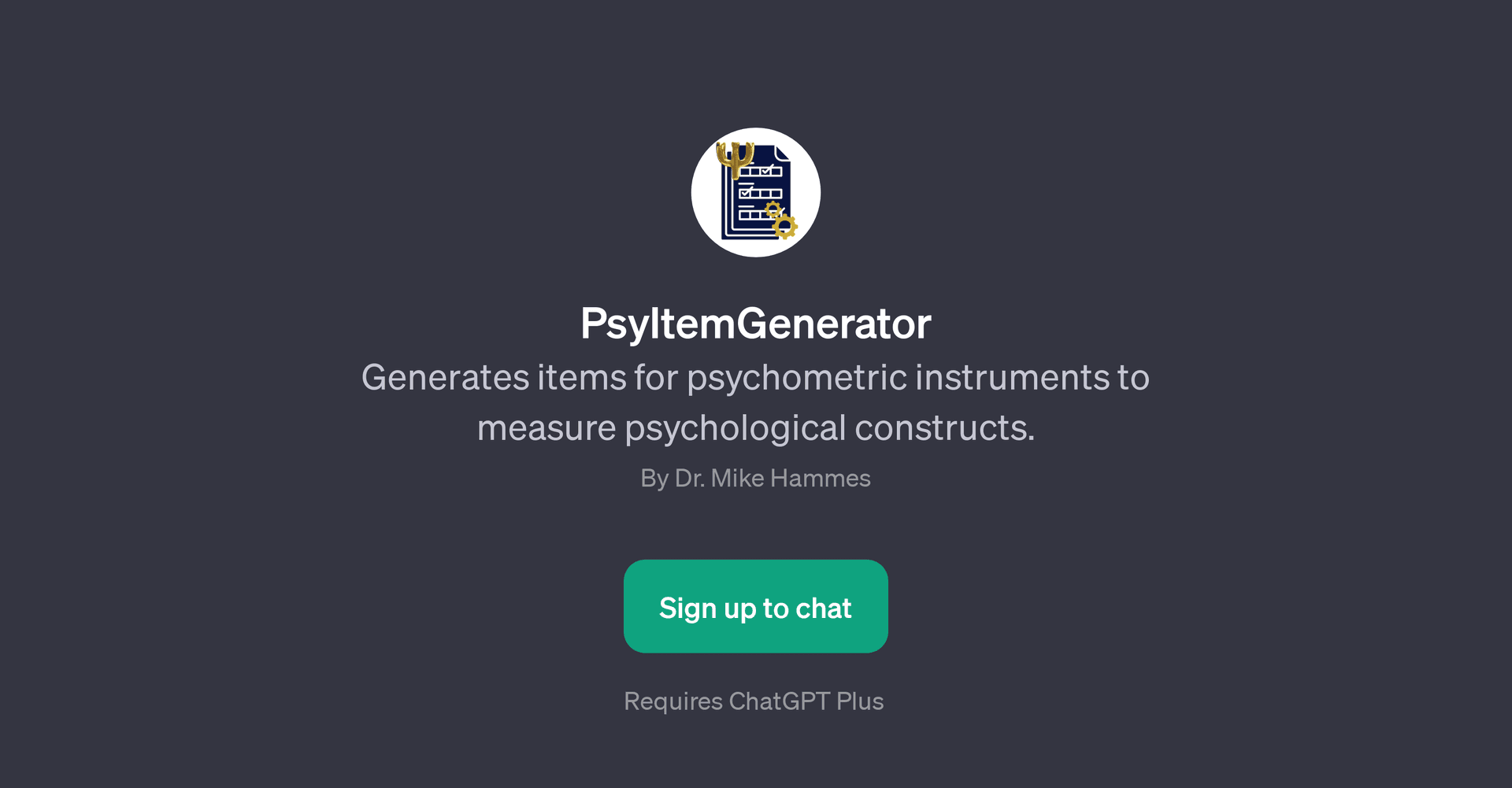 PsyItemGenerator