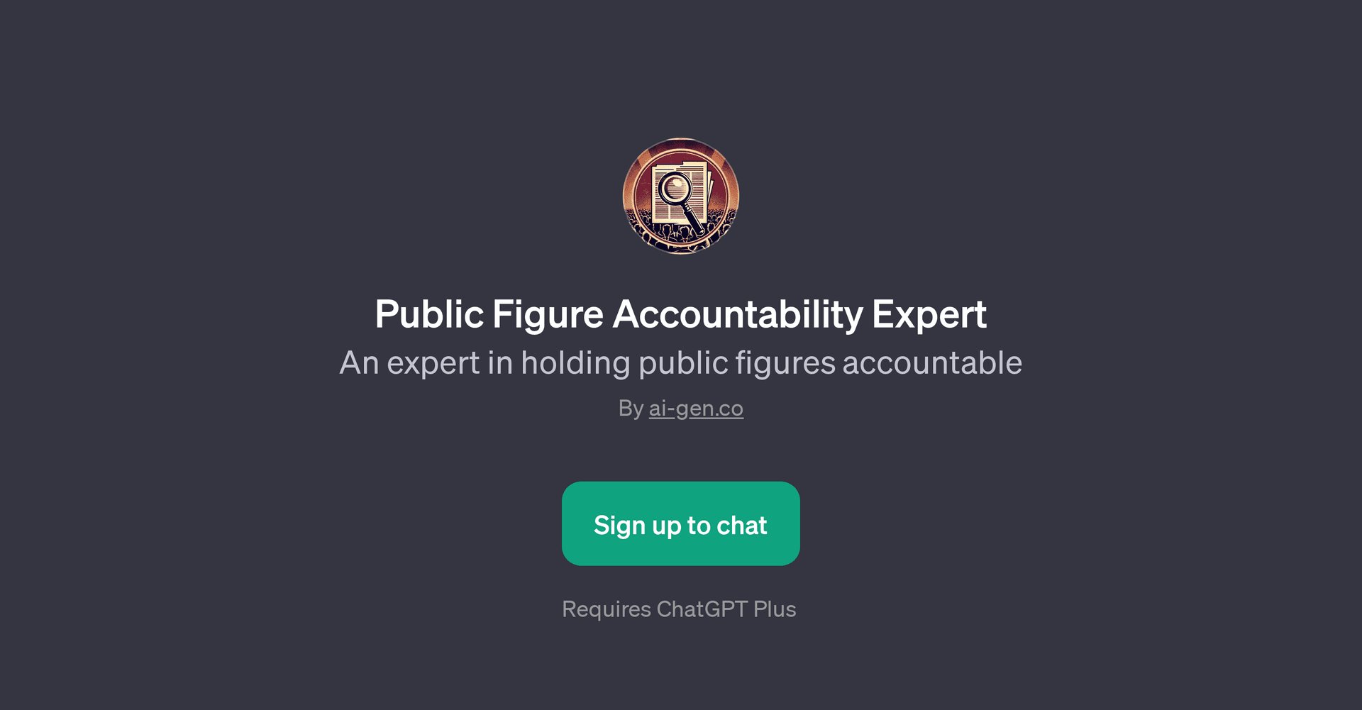 Public Figure Accountability Expert
