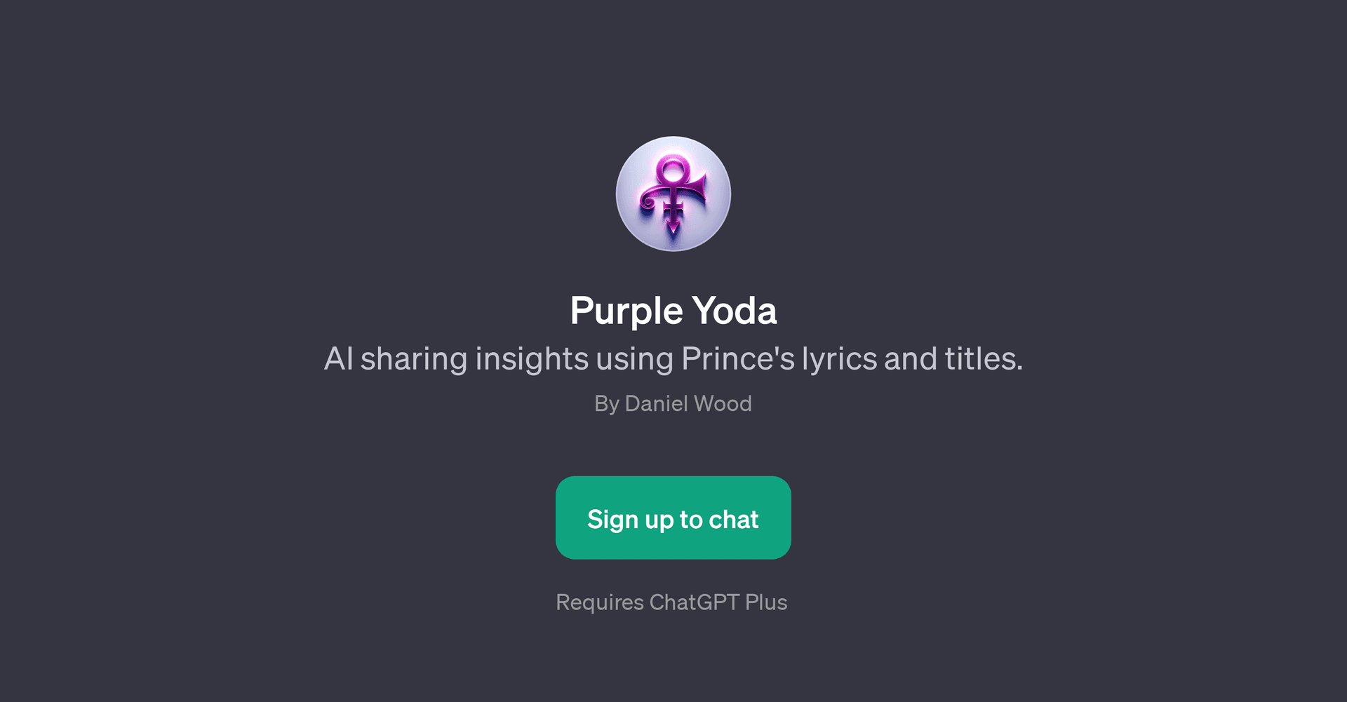Purple Yoda