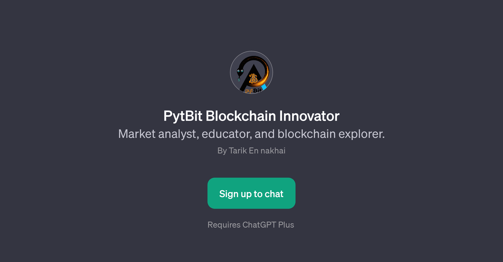 PytBit Blockchain Innovator