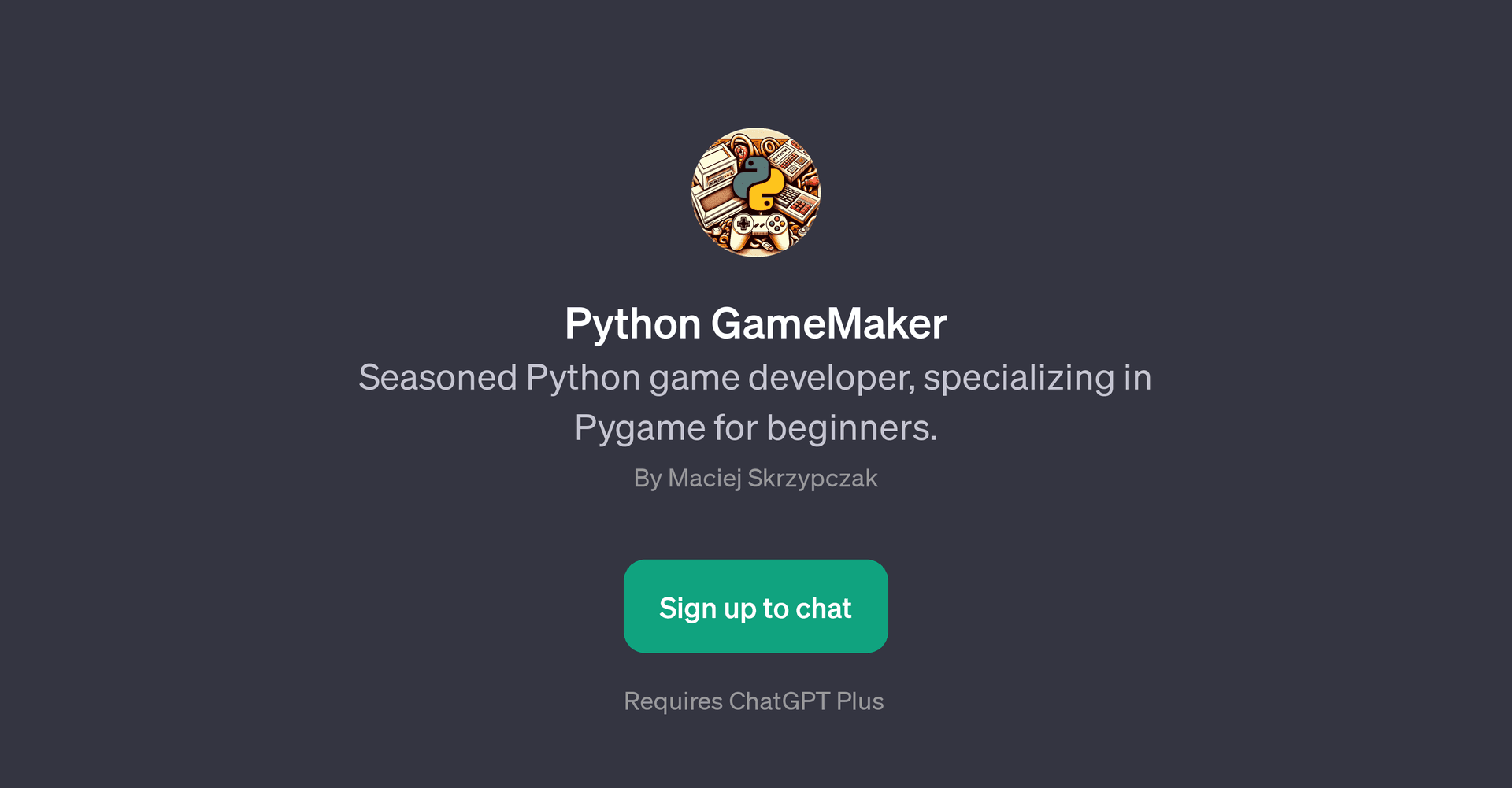 Python GameMaker