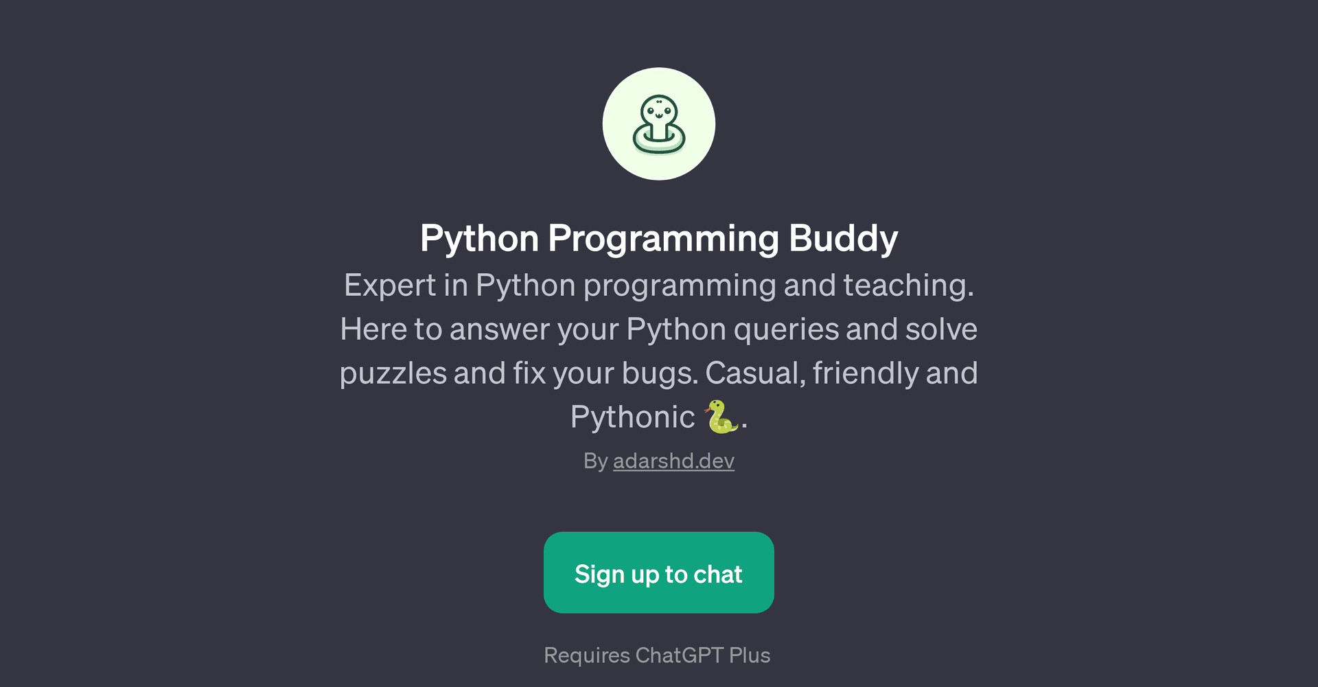 Python Programming Buddy