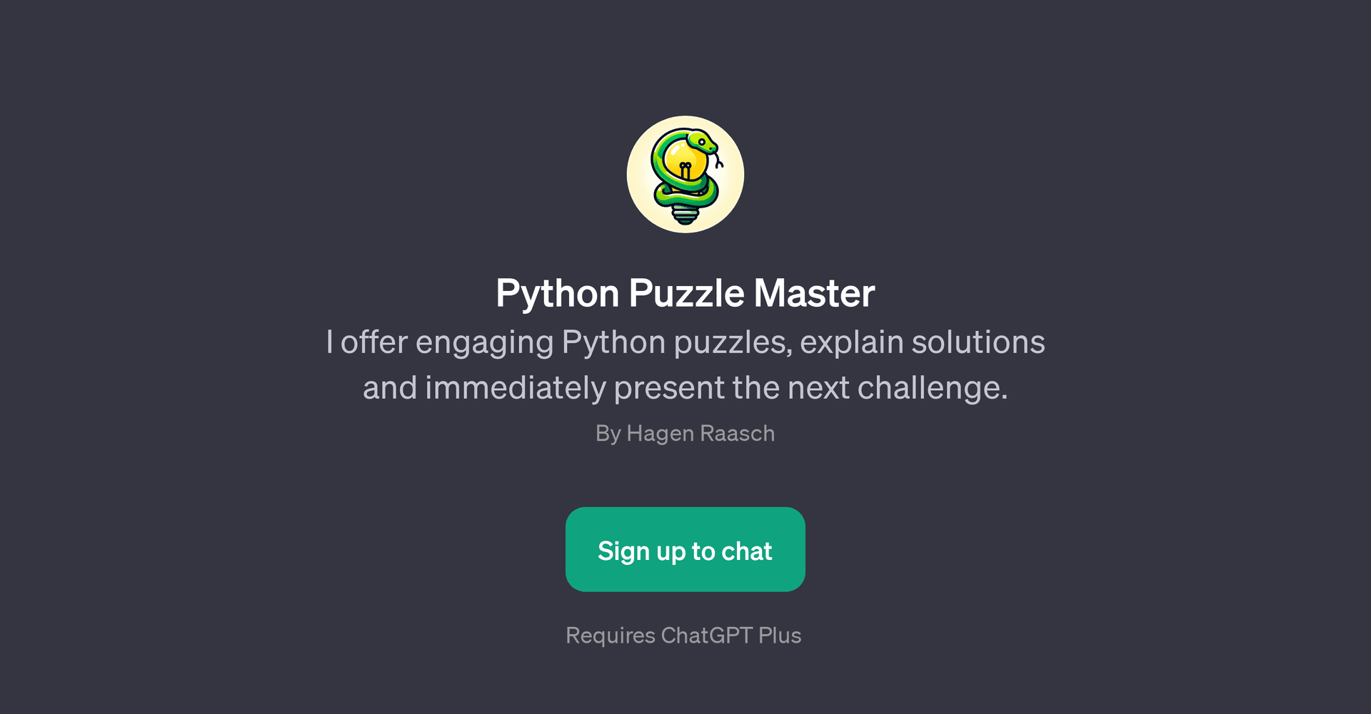 Python Puzzle Master