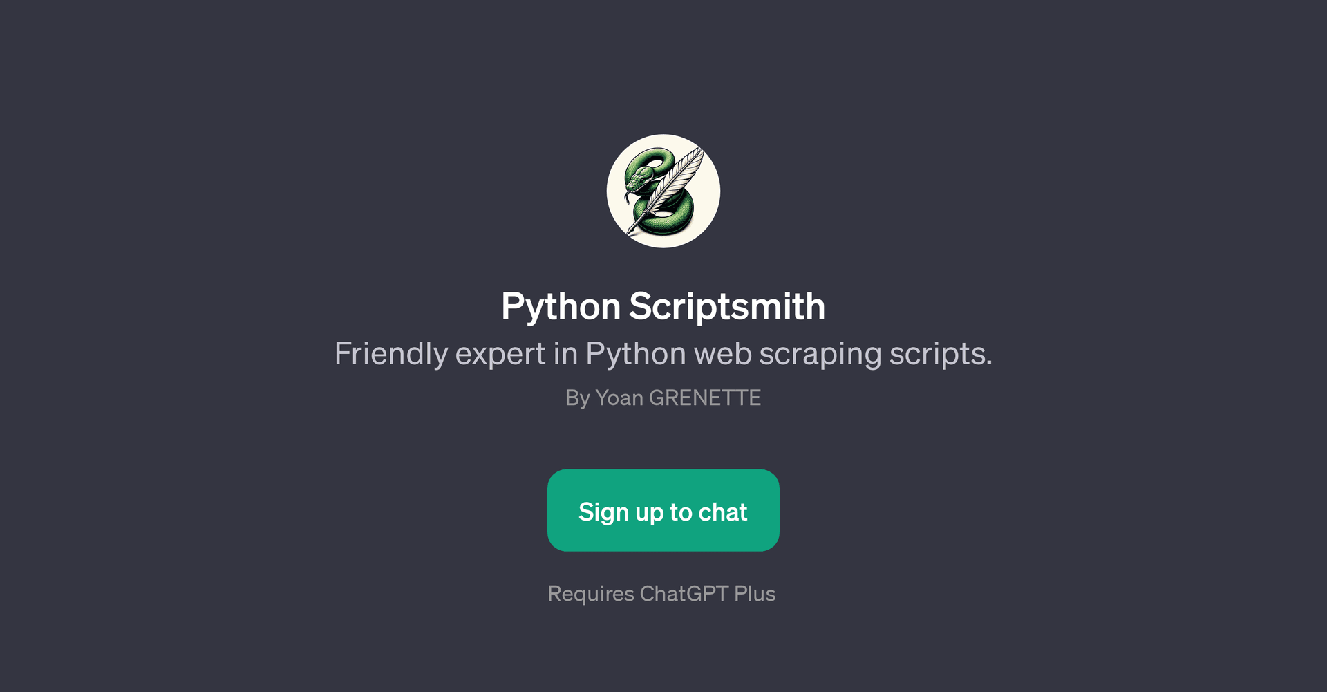 Python Scriptsmith