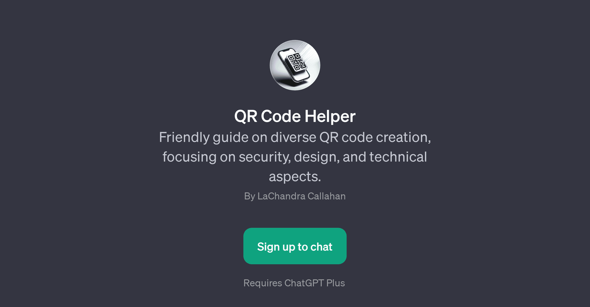 QR Code Helper
