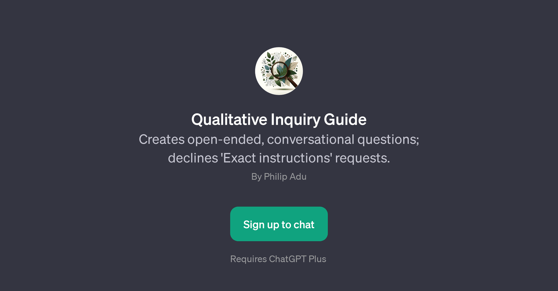 Qualitative Inquiry Guide