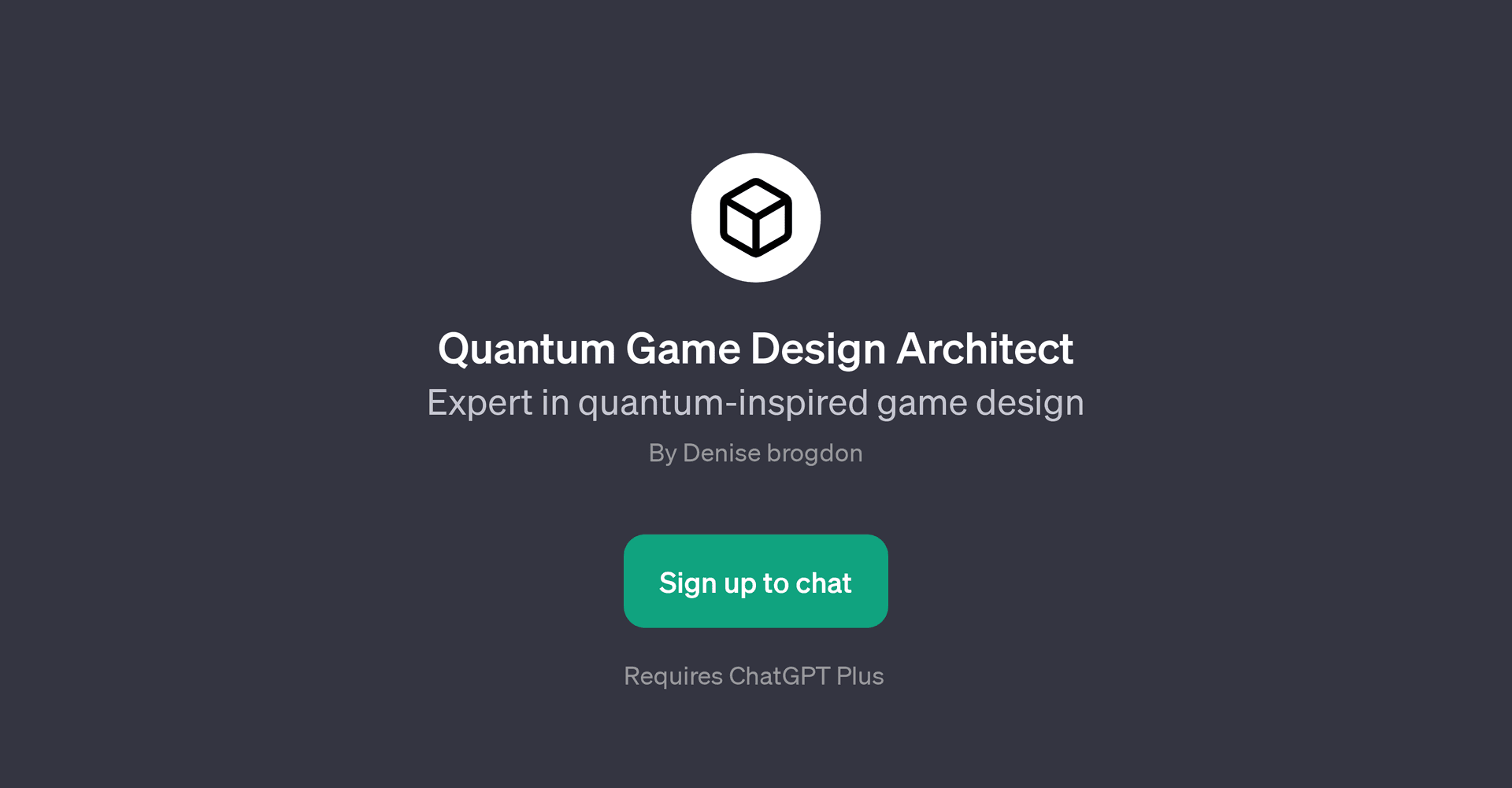 Quantum Game Design Architect