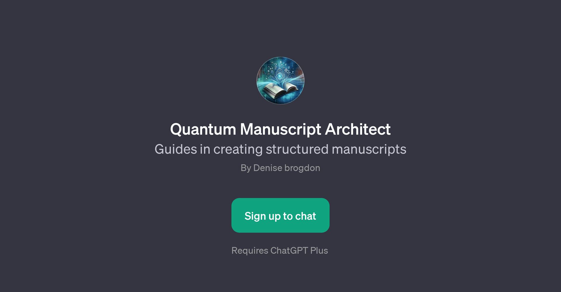 Quantum Manuscript Architect