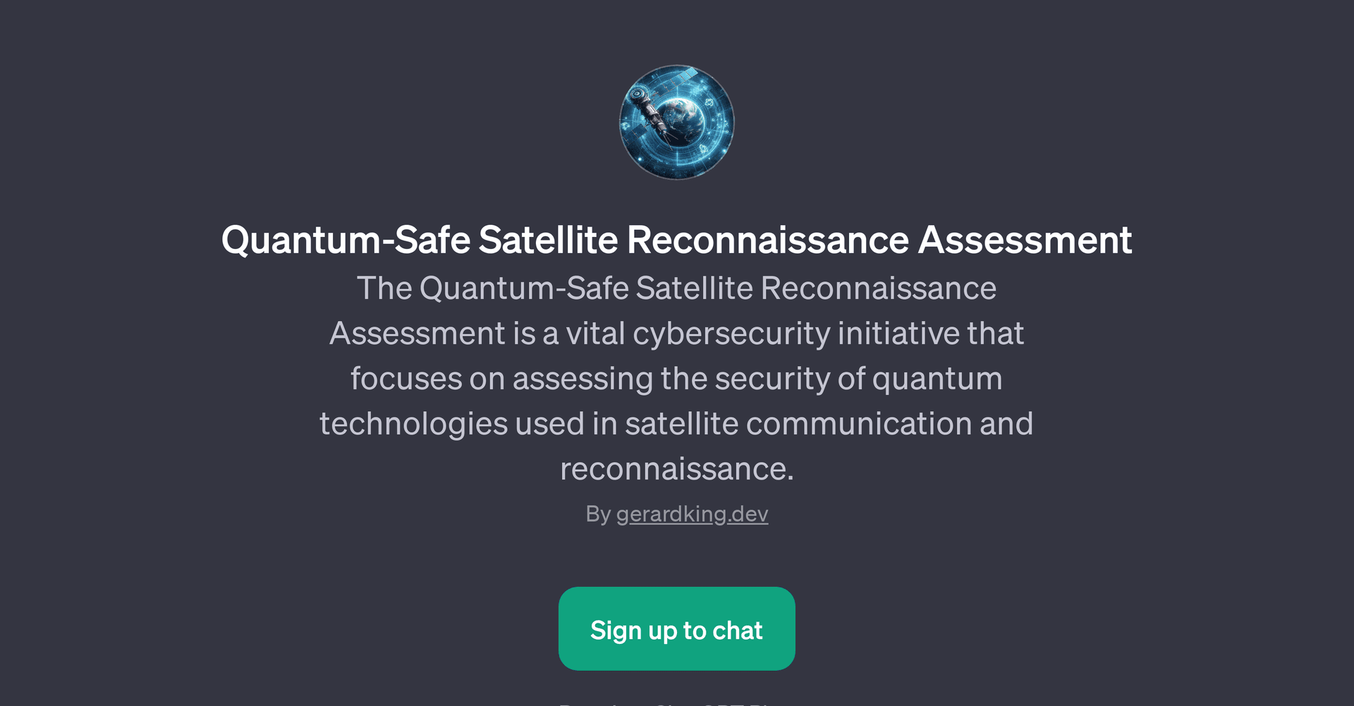 Quantum-Safe Satellite Reconnaissance Assessment