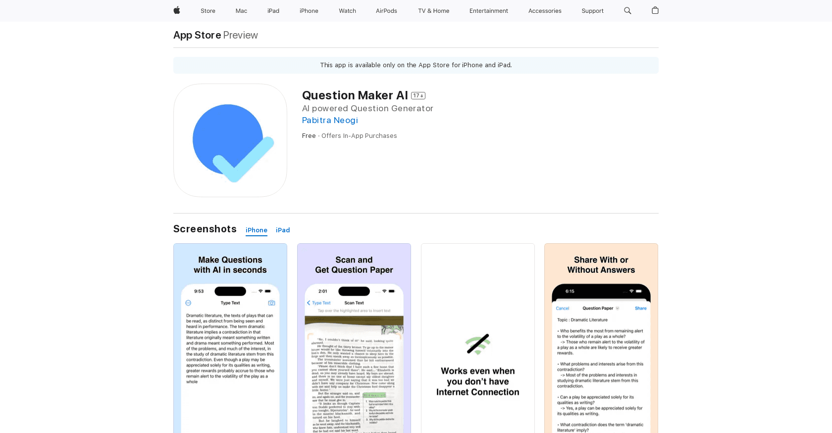 Question Maker AI