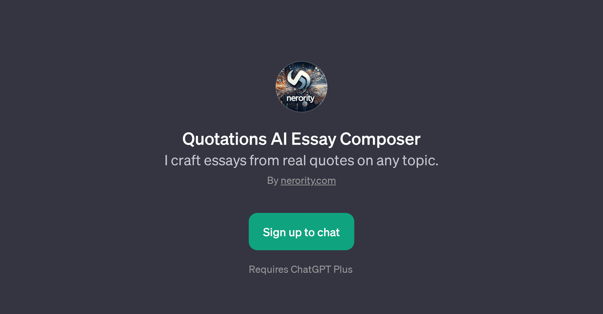 Quotations AI Essay Composer