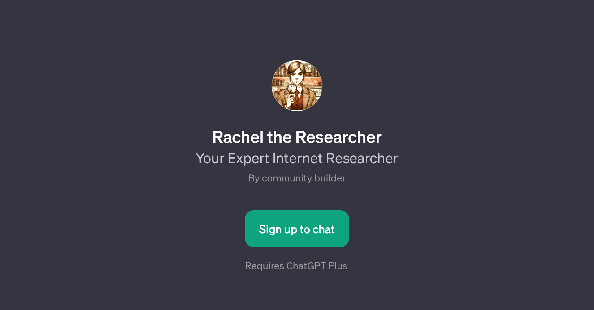 Rachel the Researcher
