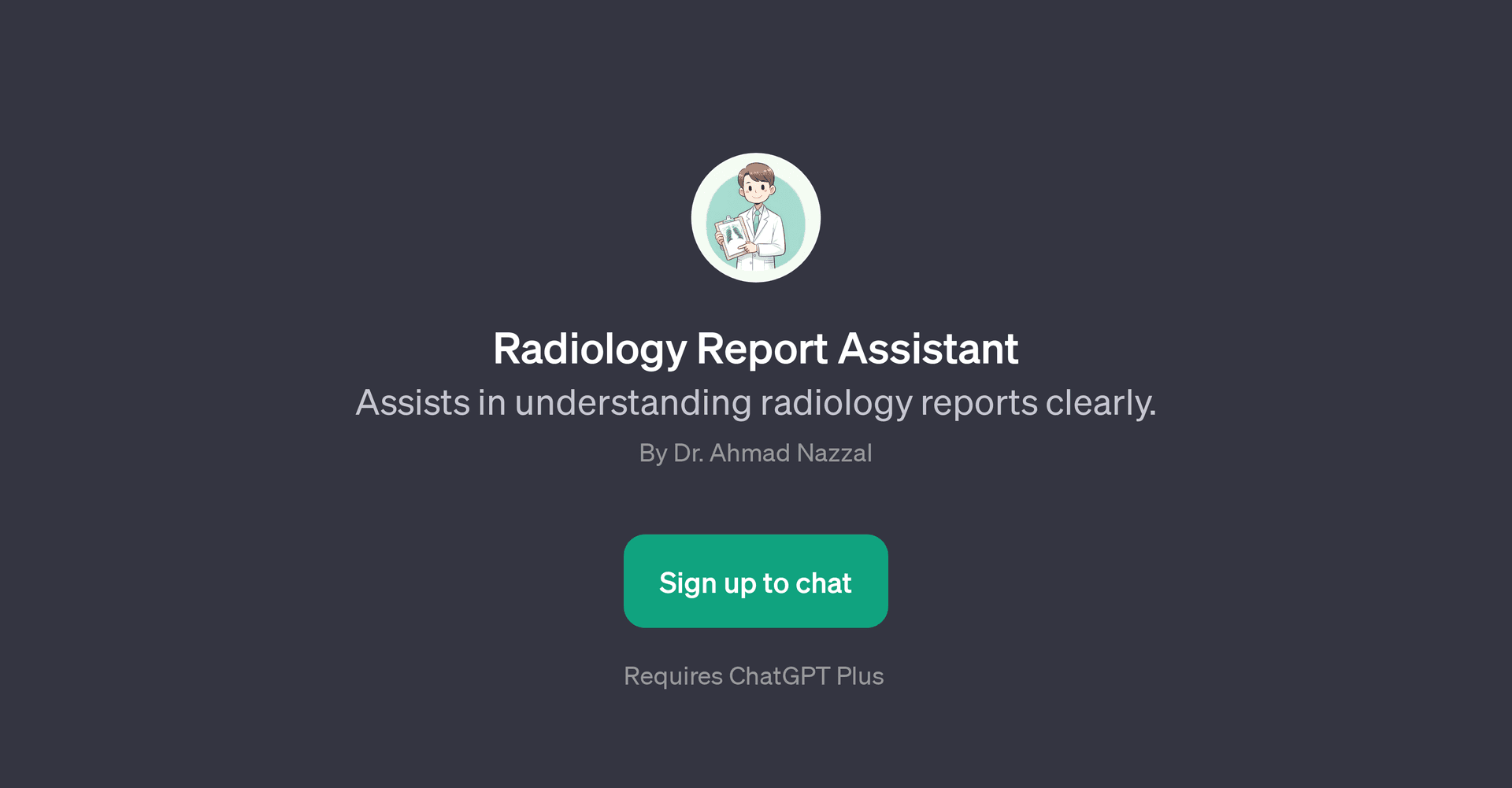 Radiology Report Assistant