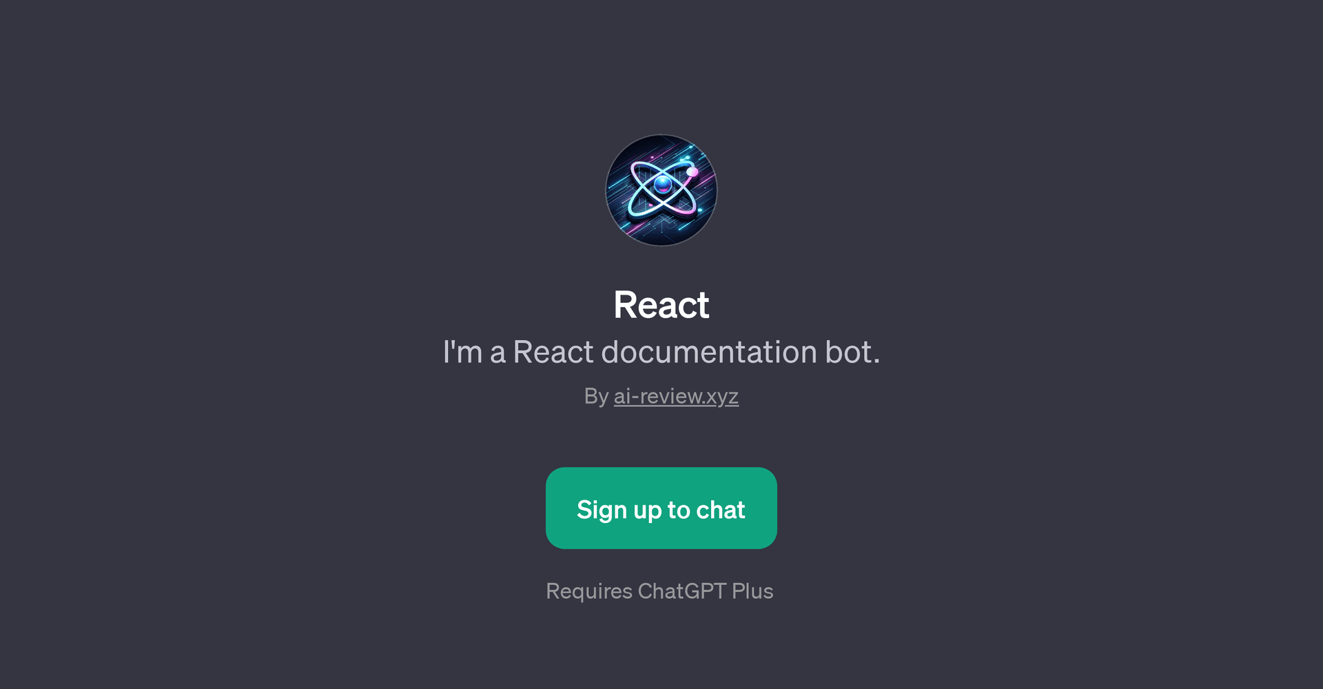 React Documentation Bot