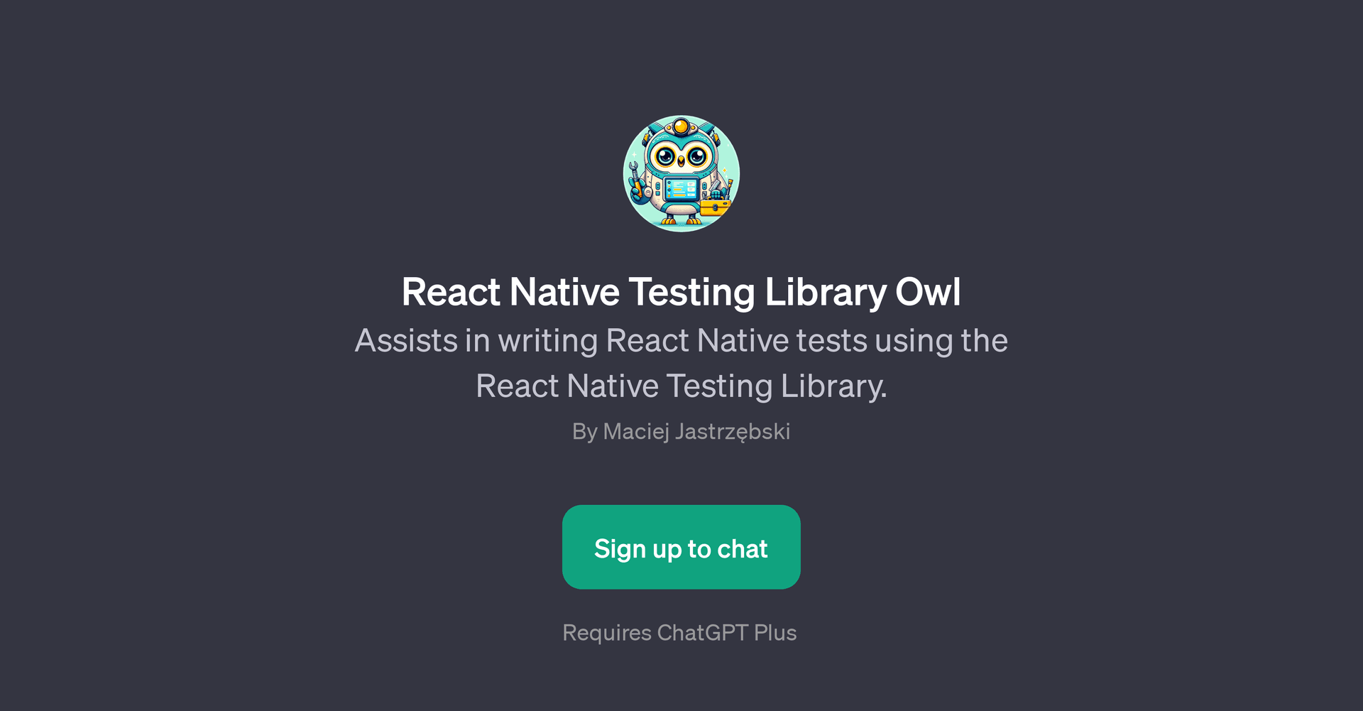 React Native Testing Library Owl