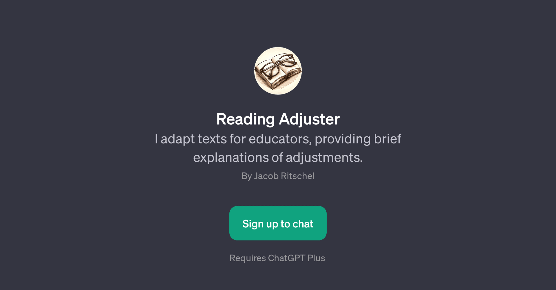 Reading Adjuster