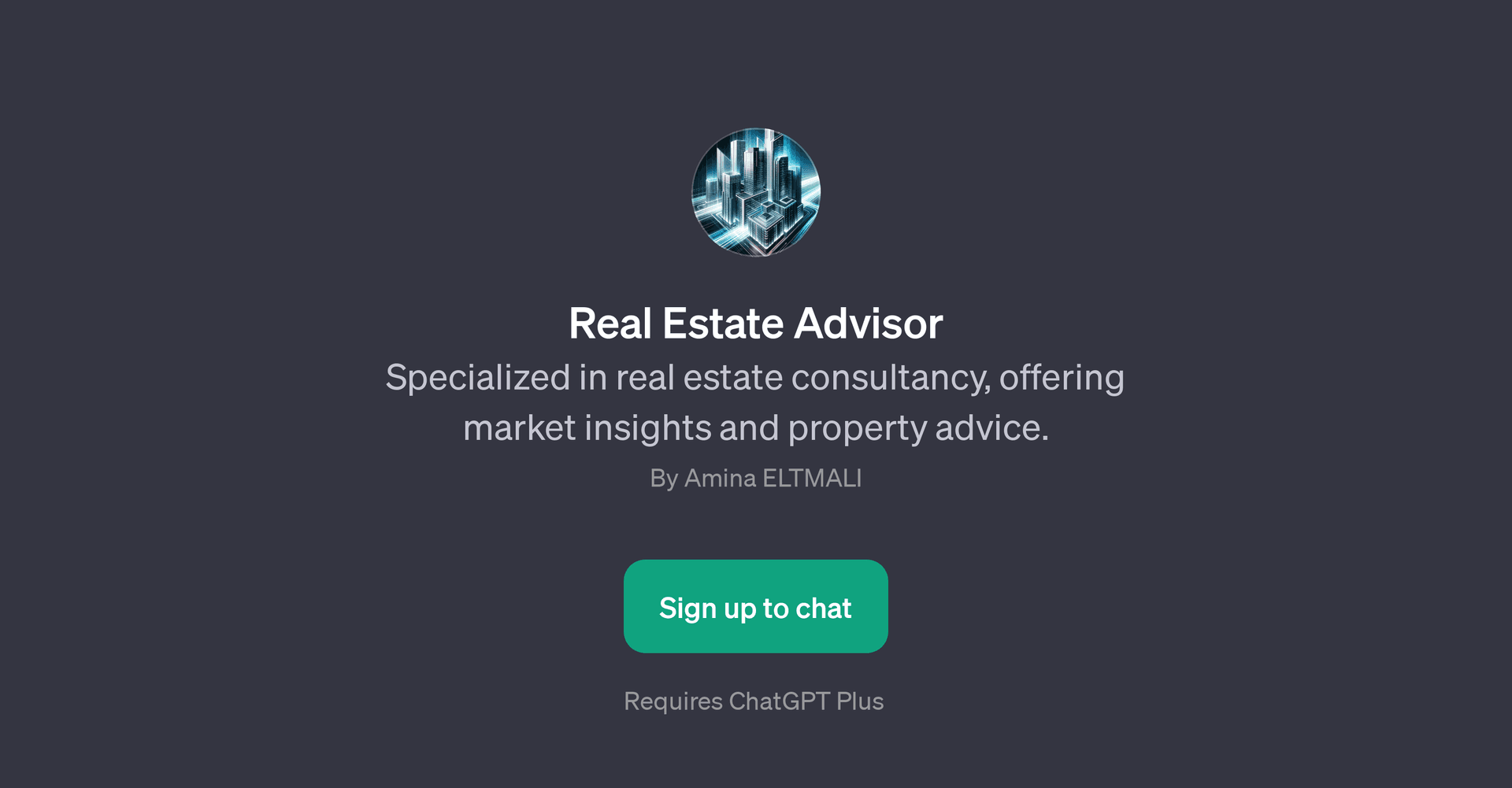 Real Estate Advisor GPT