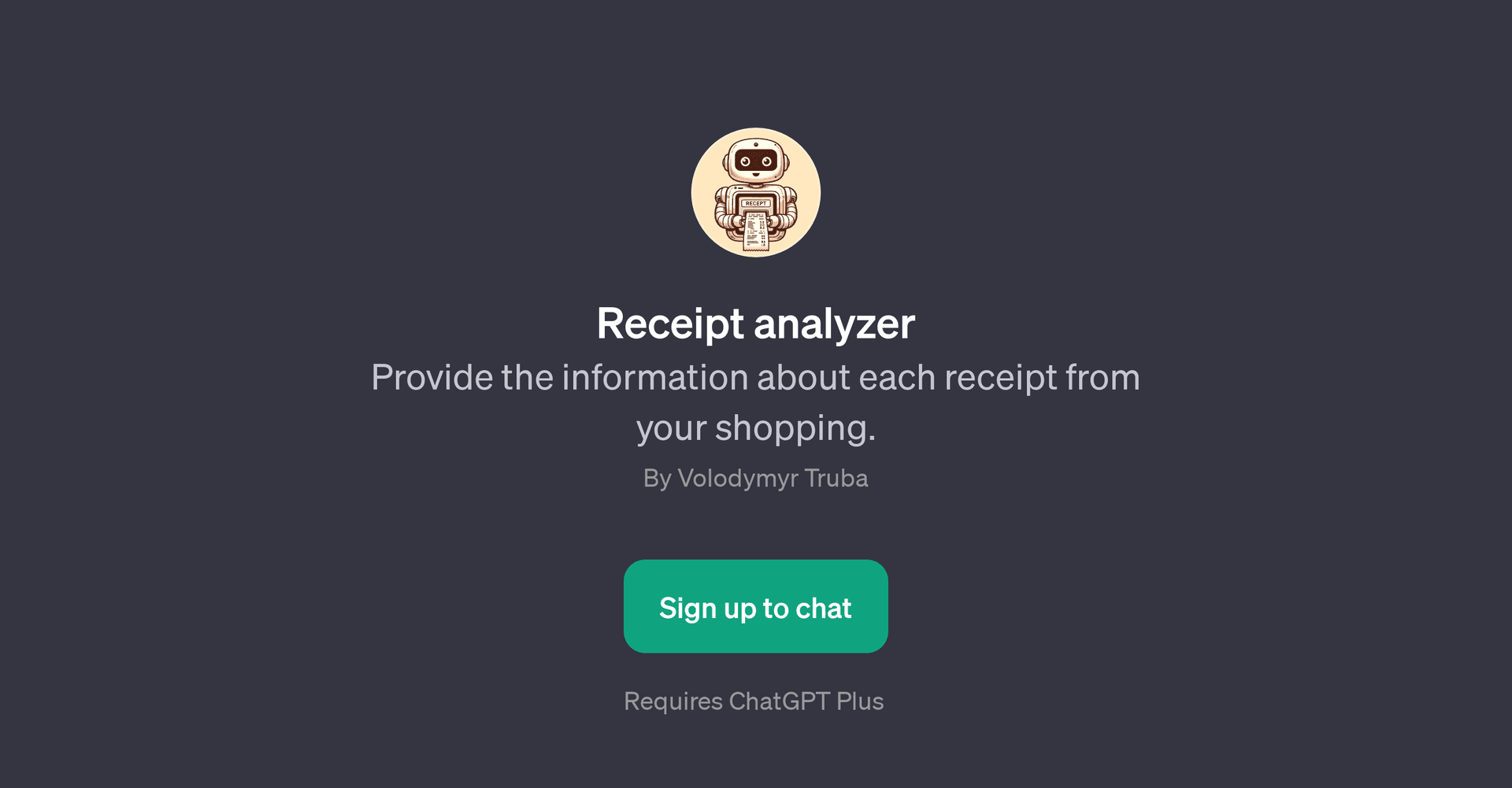 Receipt Analyzer