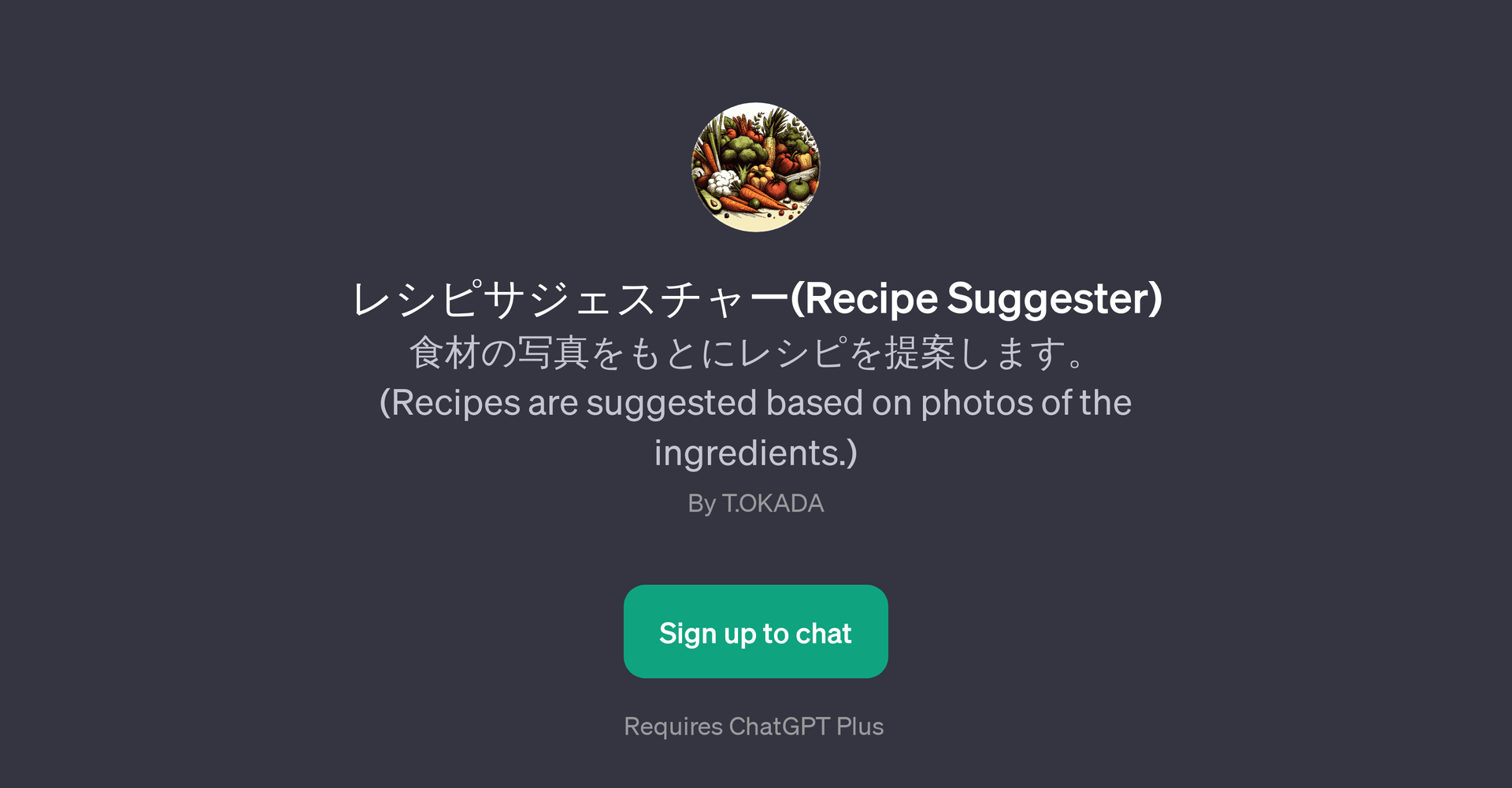 (Recipe Suggester)