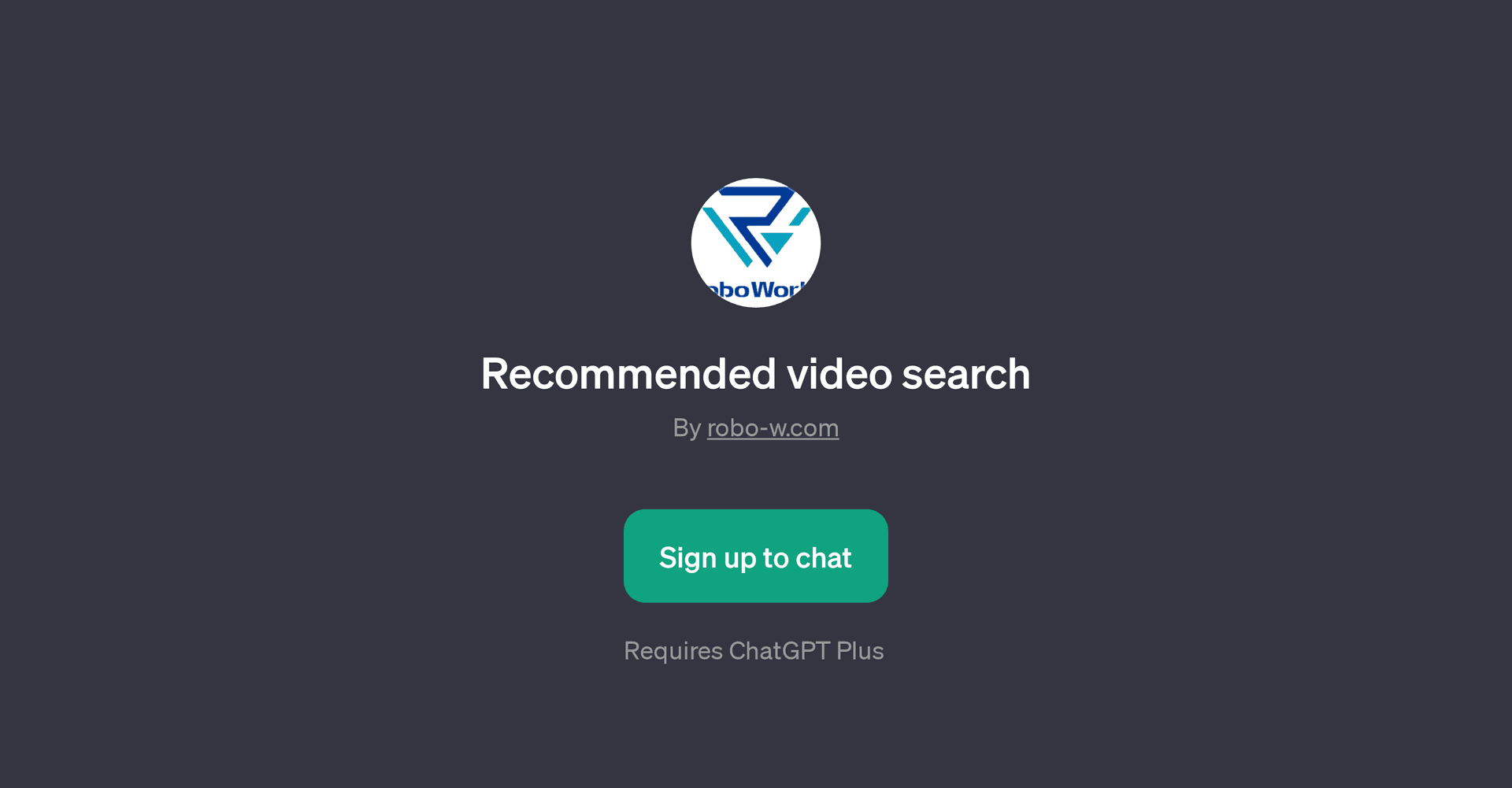 Recommended Video Search GPT