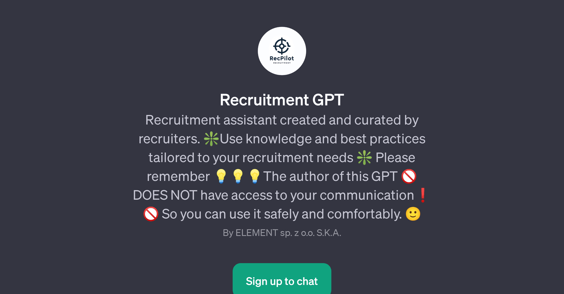 Recruitment GPT