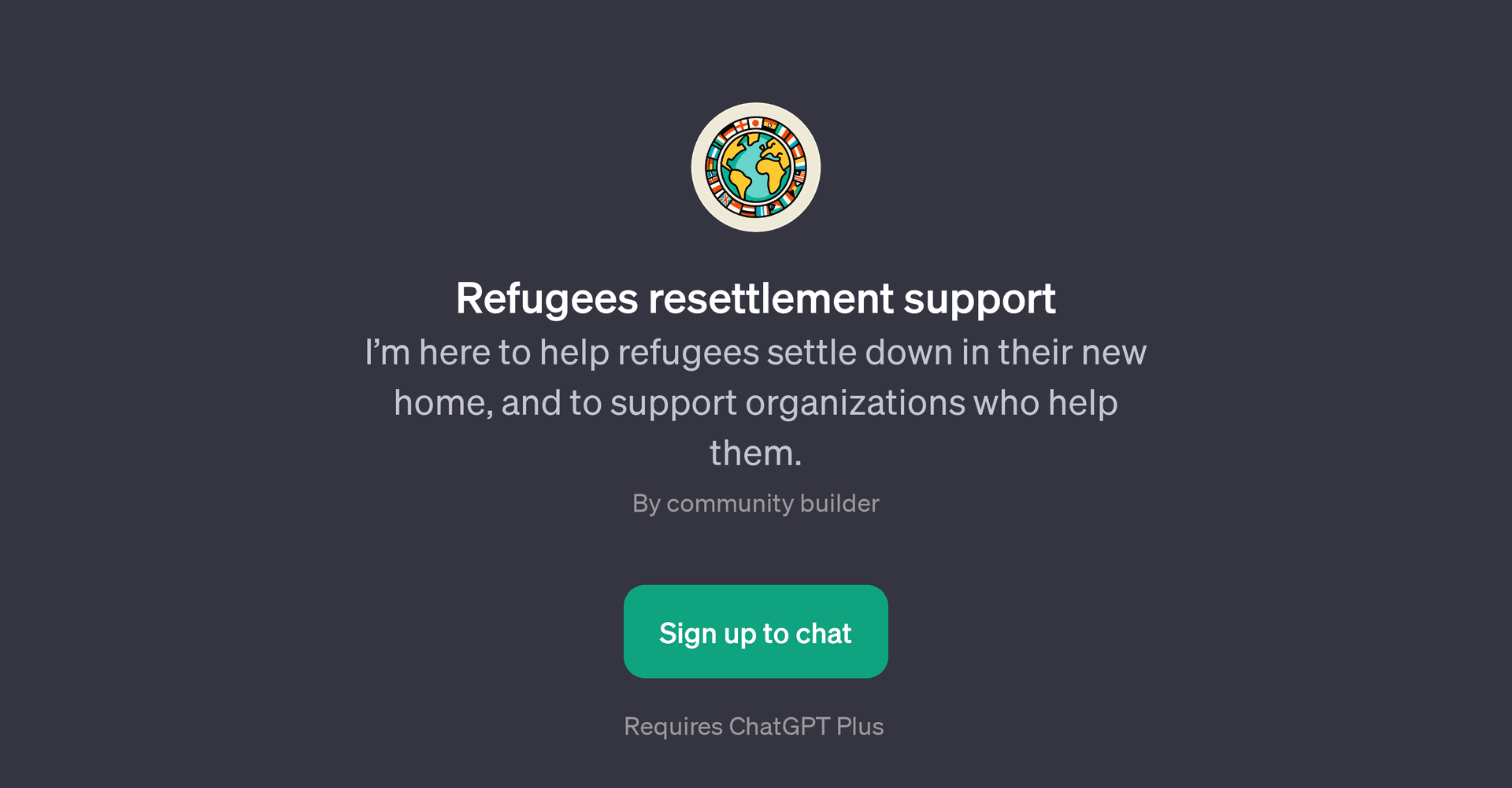 Refugees Resettlement Support GPT