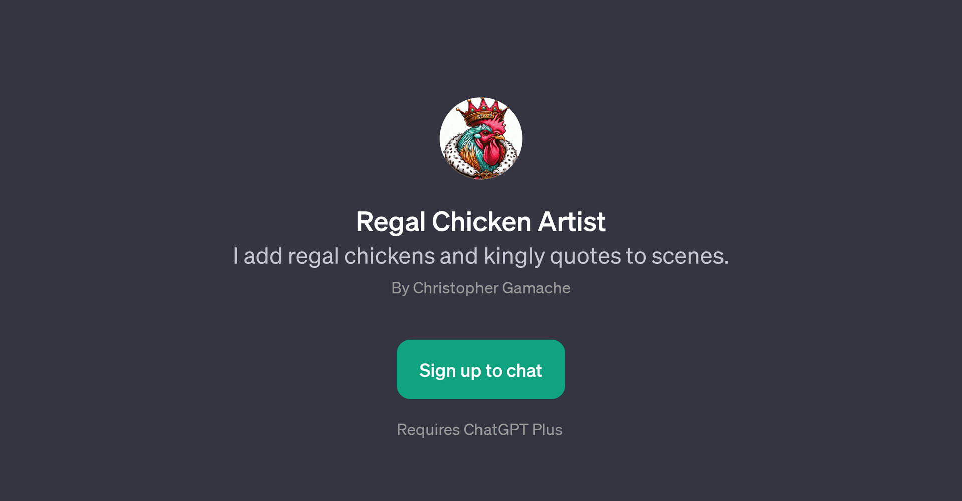 Regal Chicken Artist