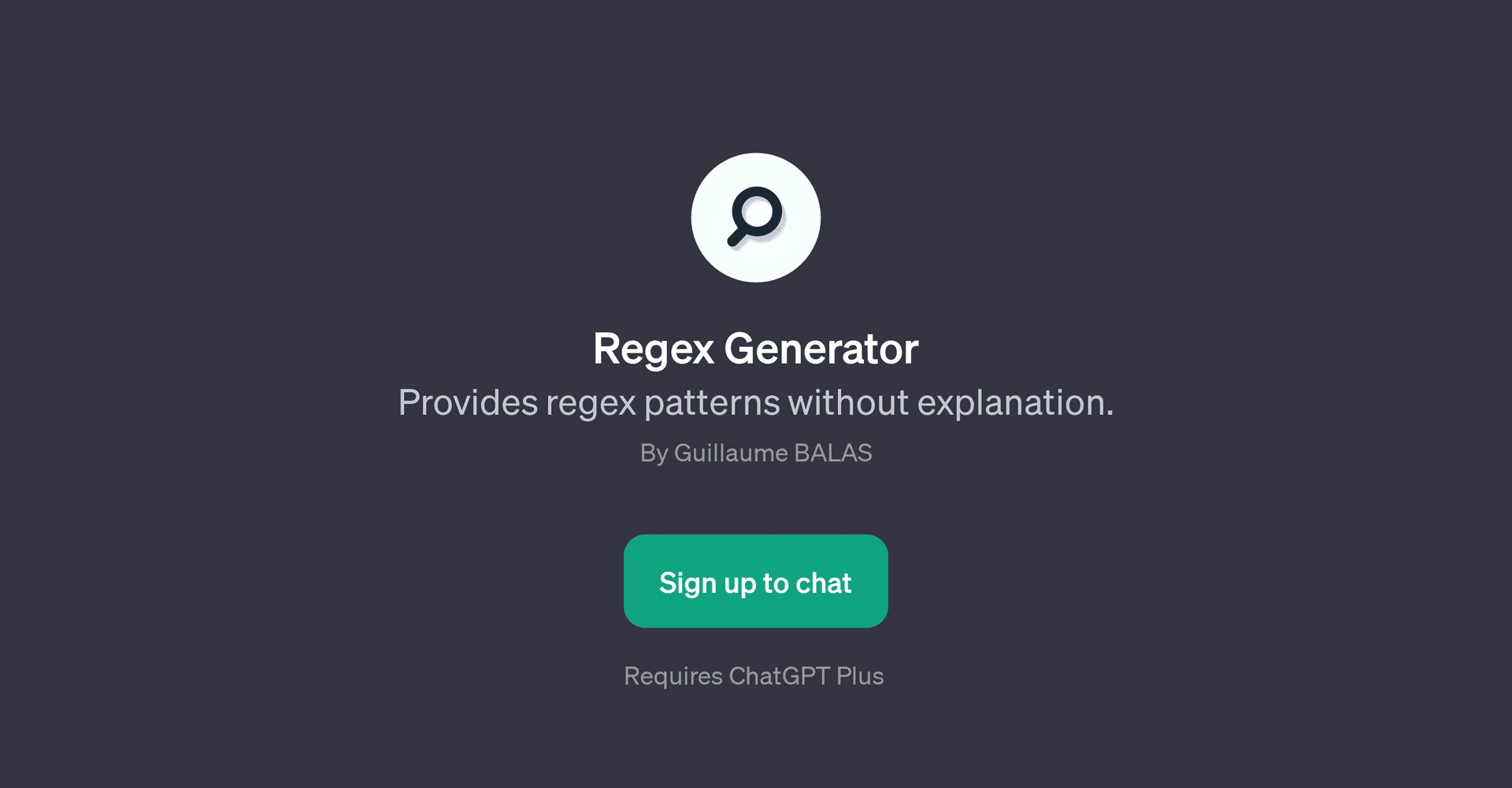 Regex Generator