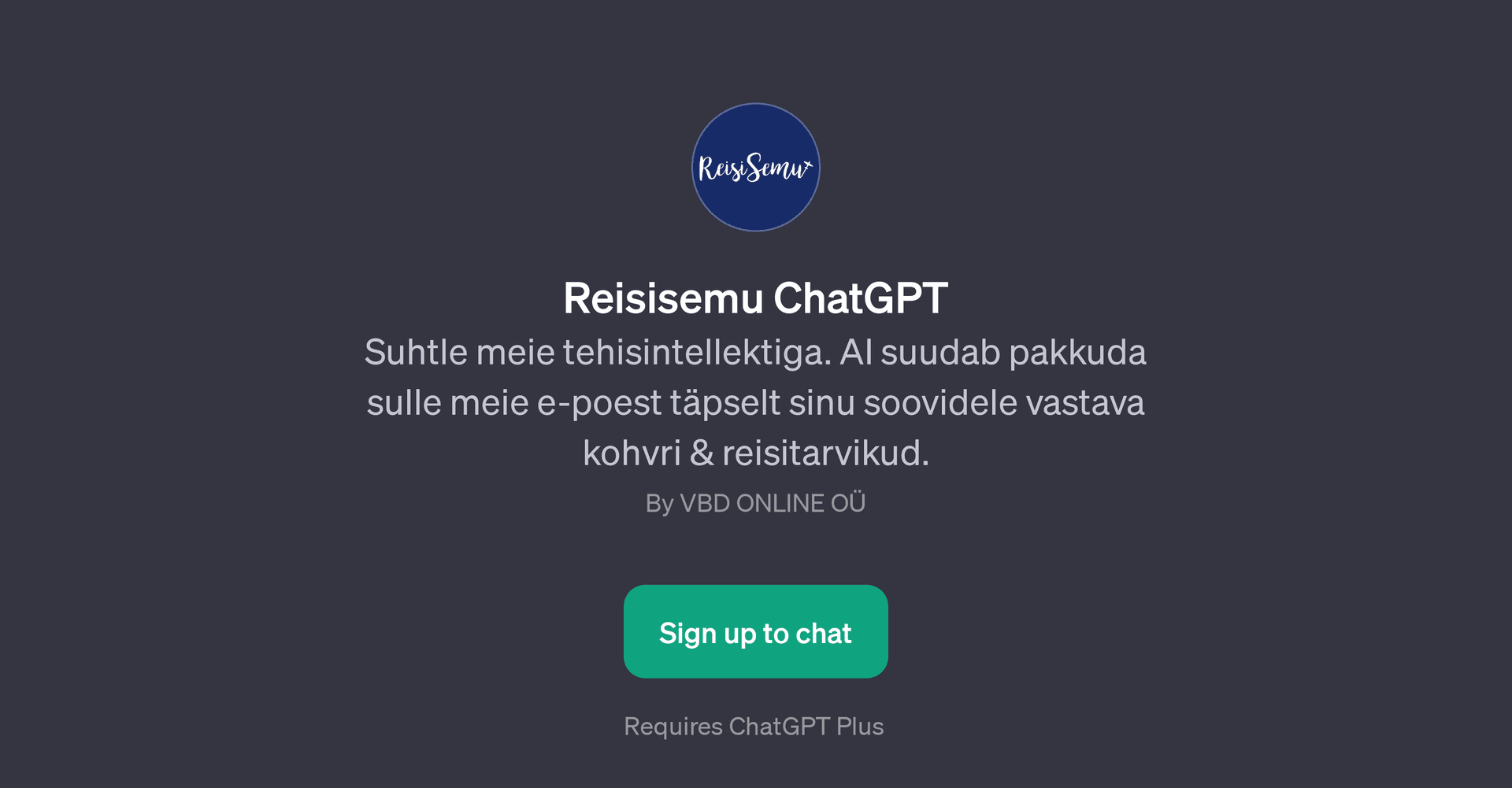 Reisisemu ChatGPT