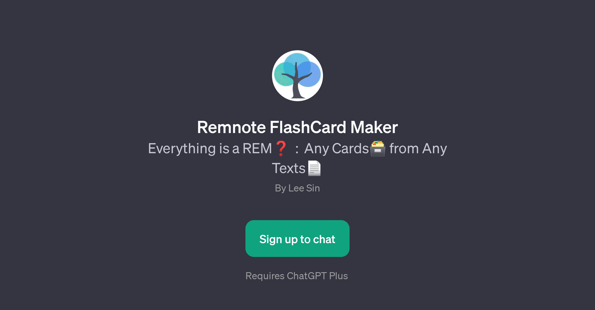 Remnote FlashCard Maker