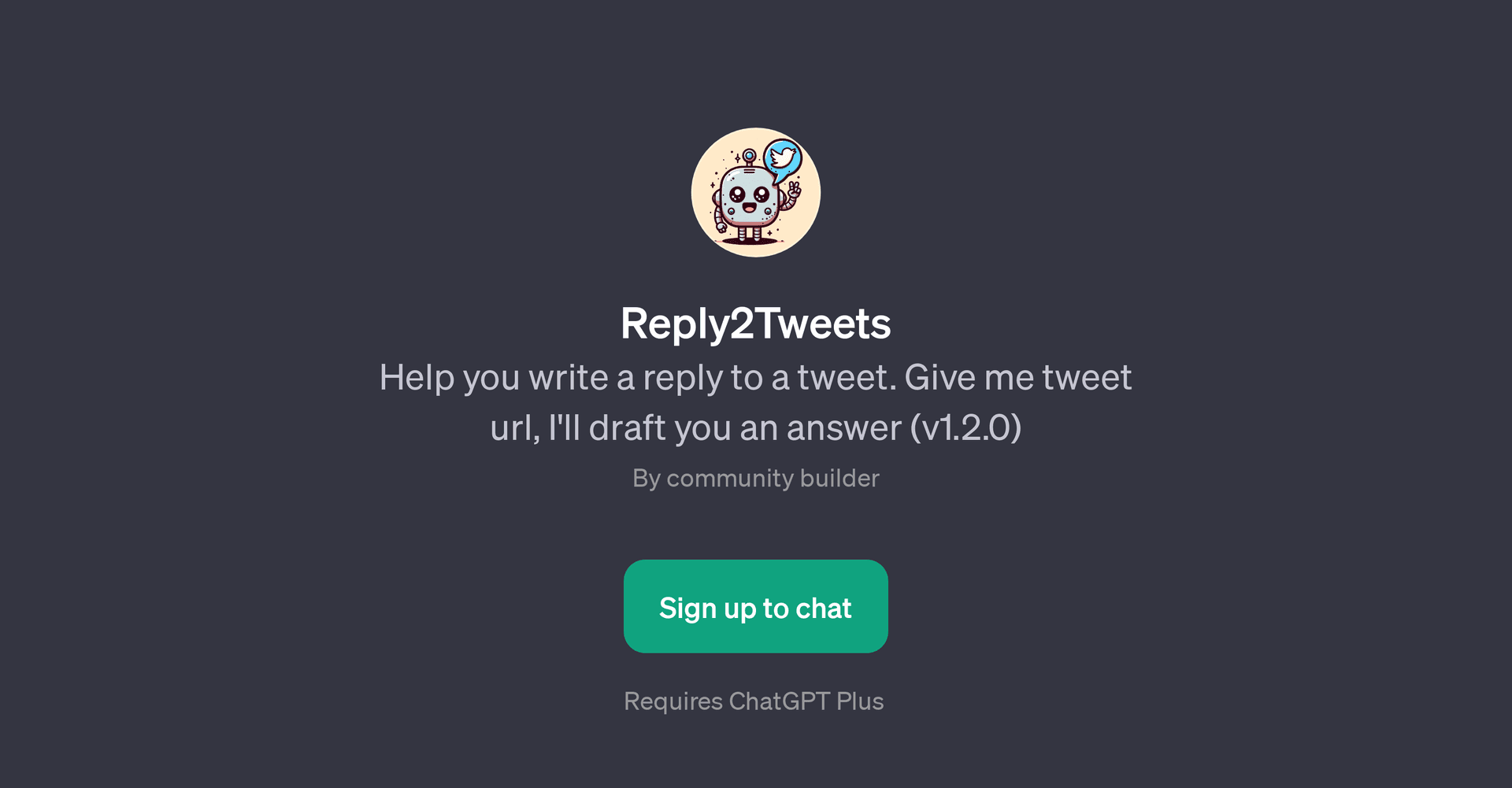 Reply2Tweets