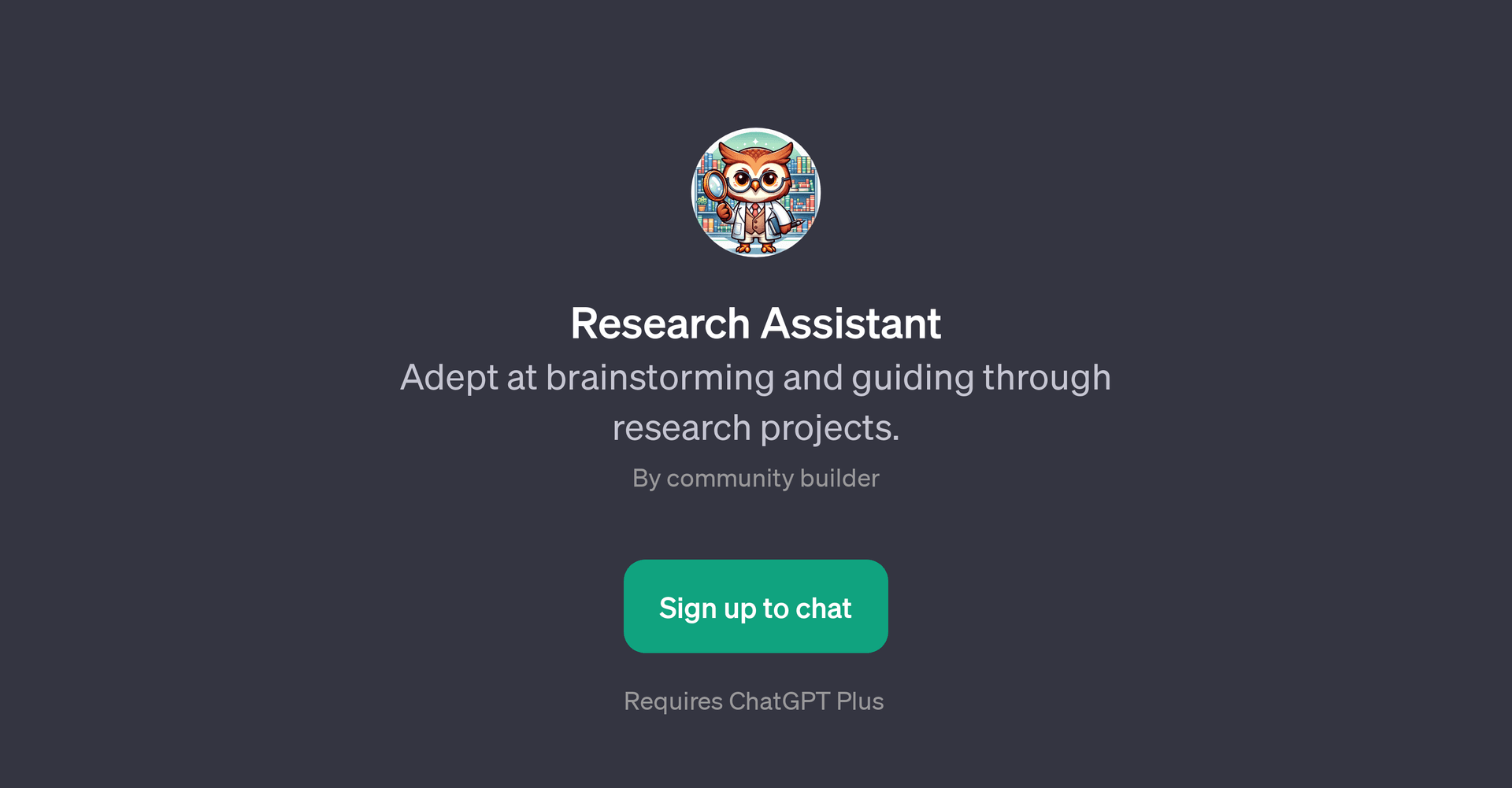 Research Assistant GPT