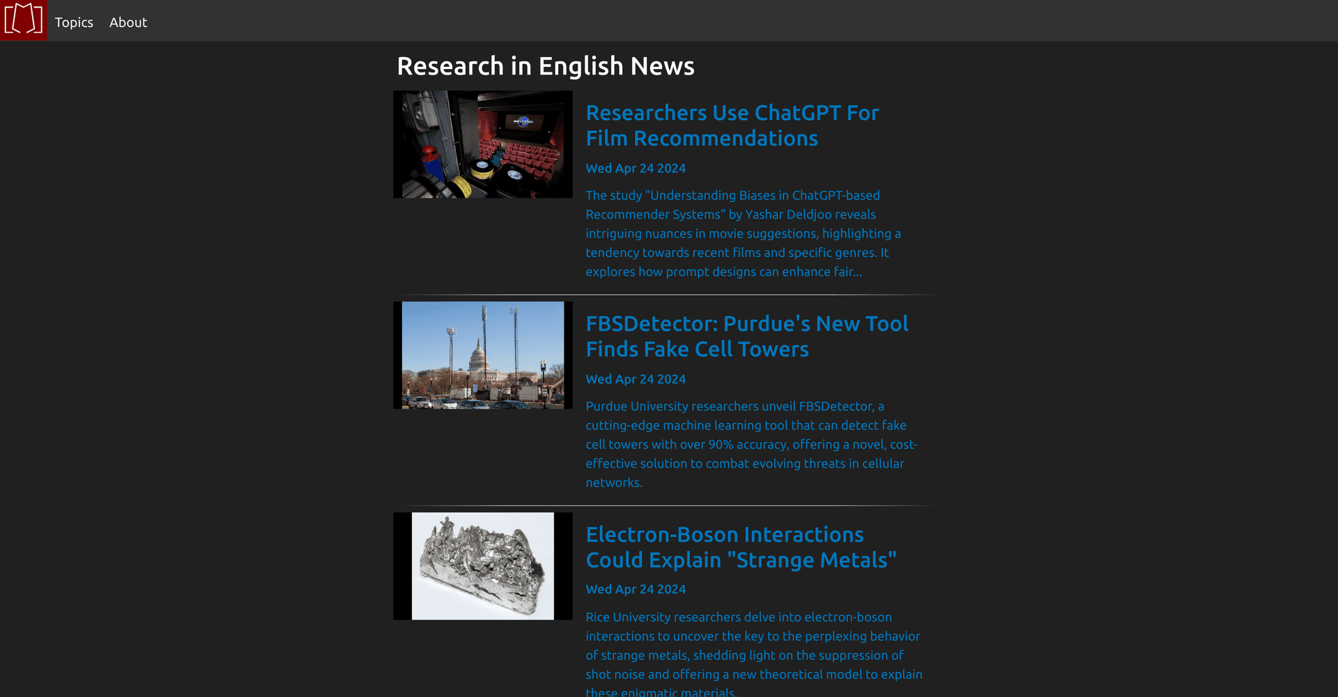 Research in English