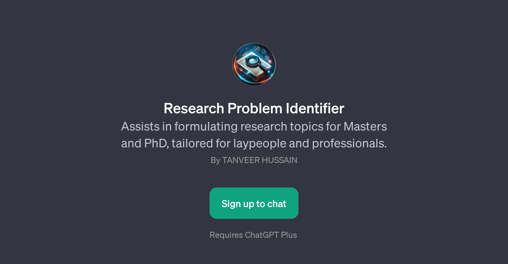 Research Problem Identifier