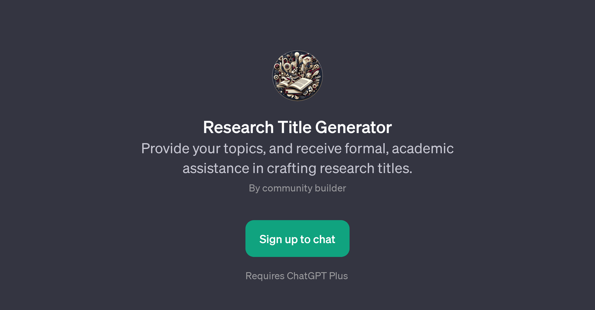 Research Title Generator