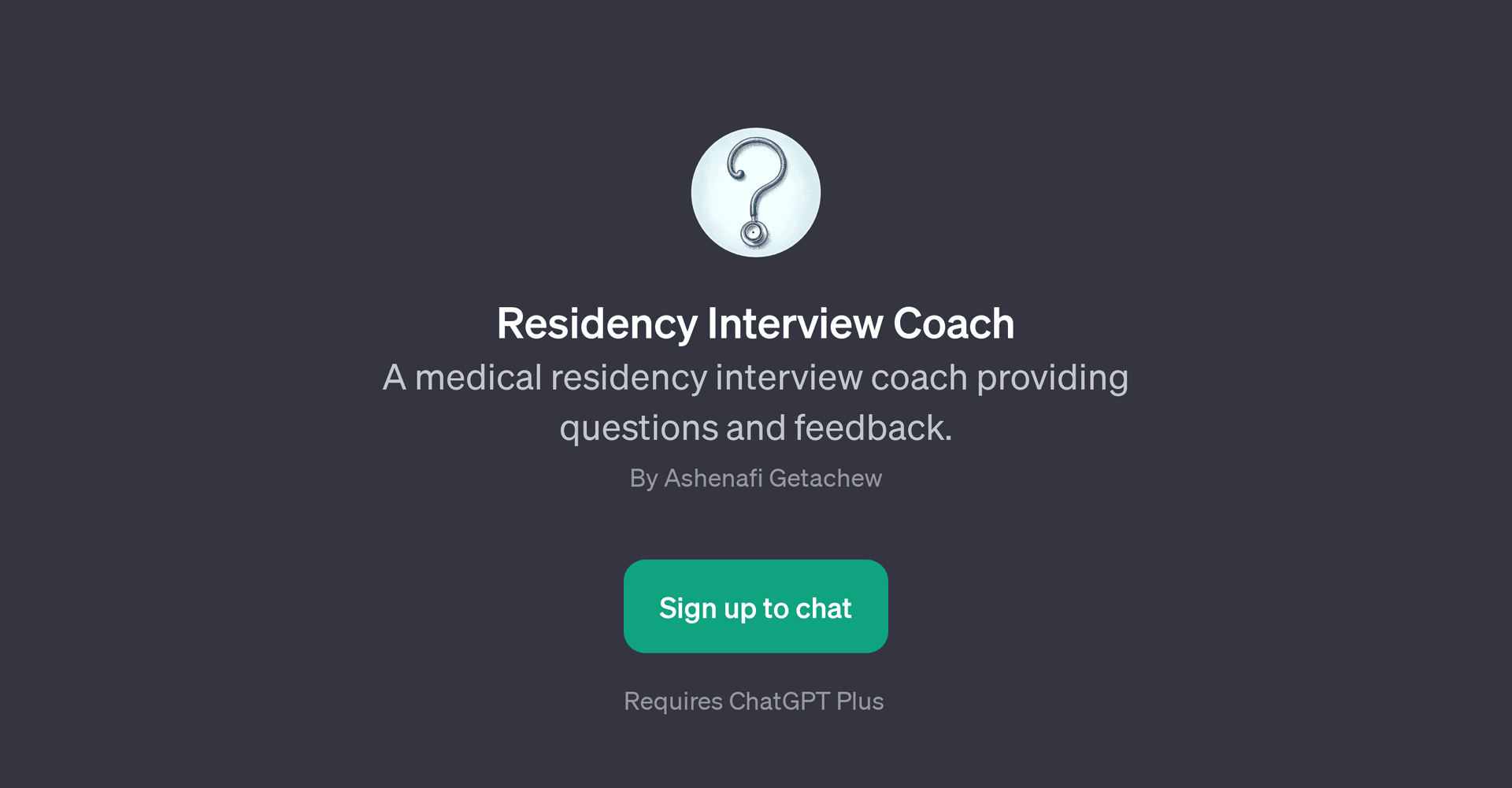 Residency Interview Coach