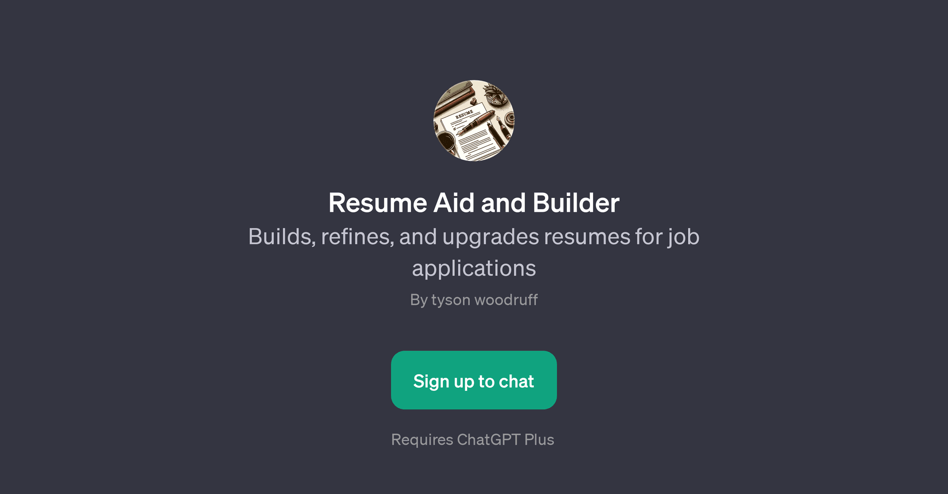 Resume Aid and Builder