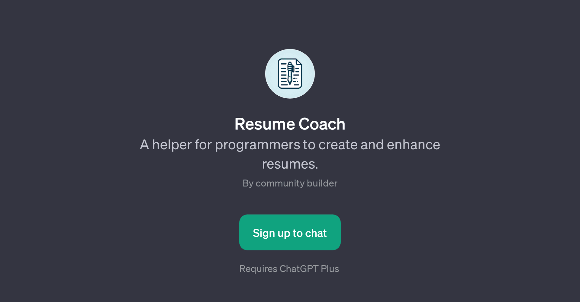 Resume Coach