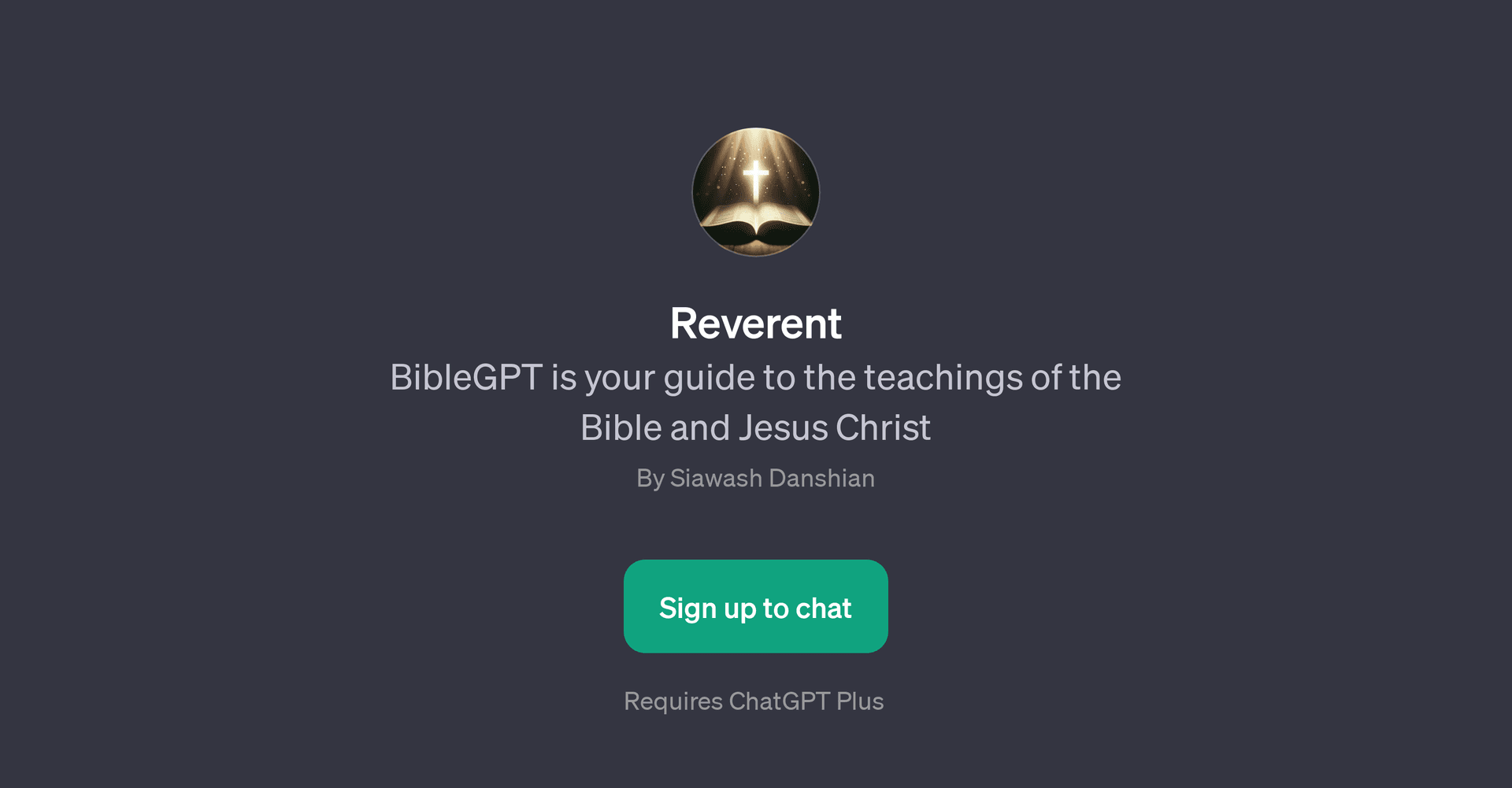 Reverent BibleGPT