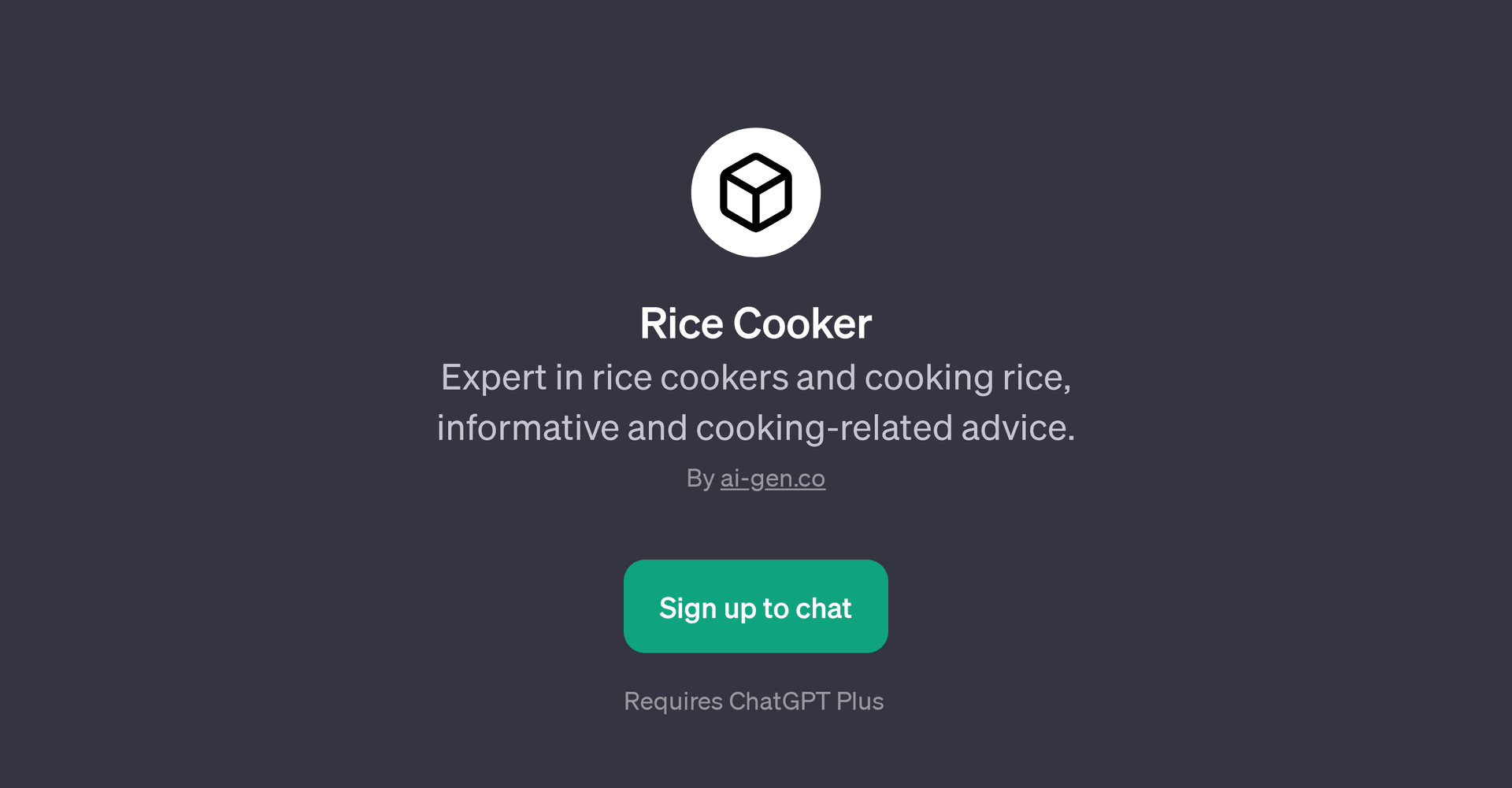 Rice Cooker