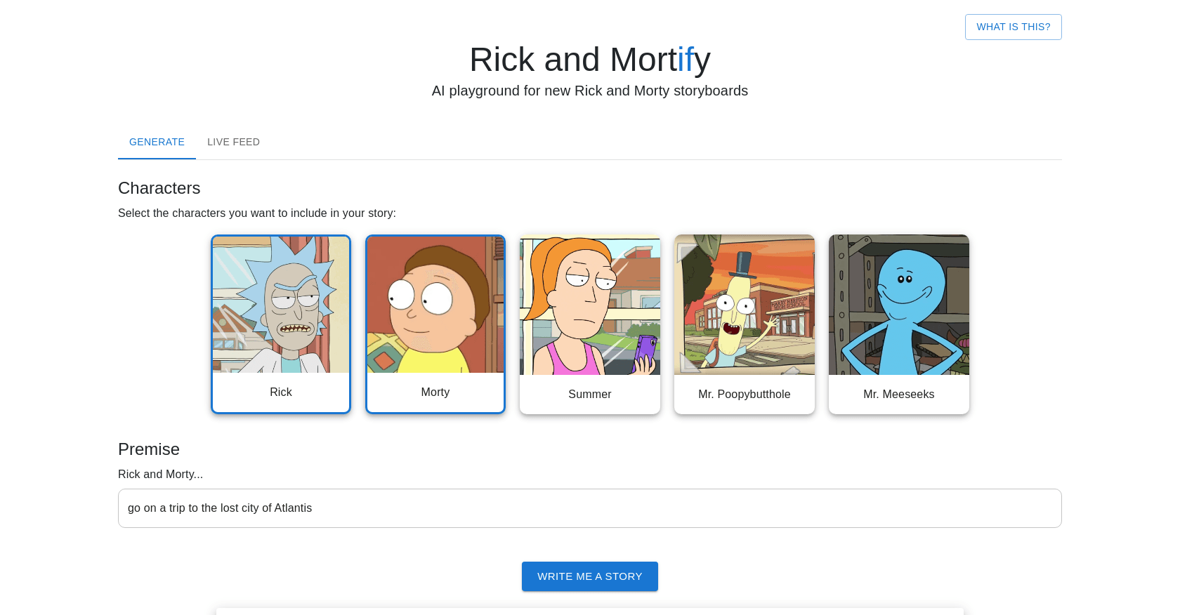 Rick and Mortify