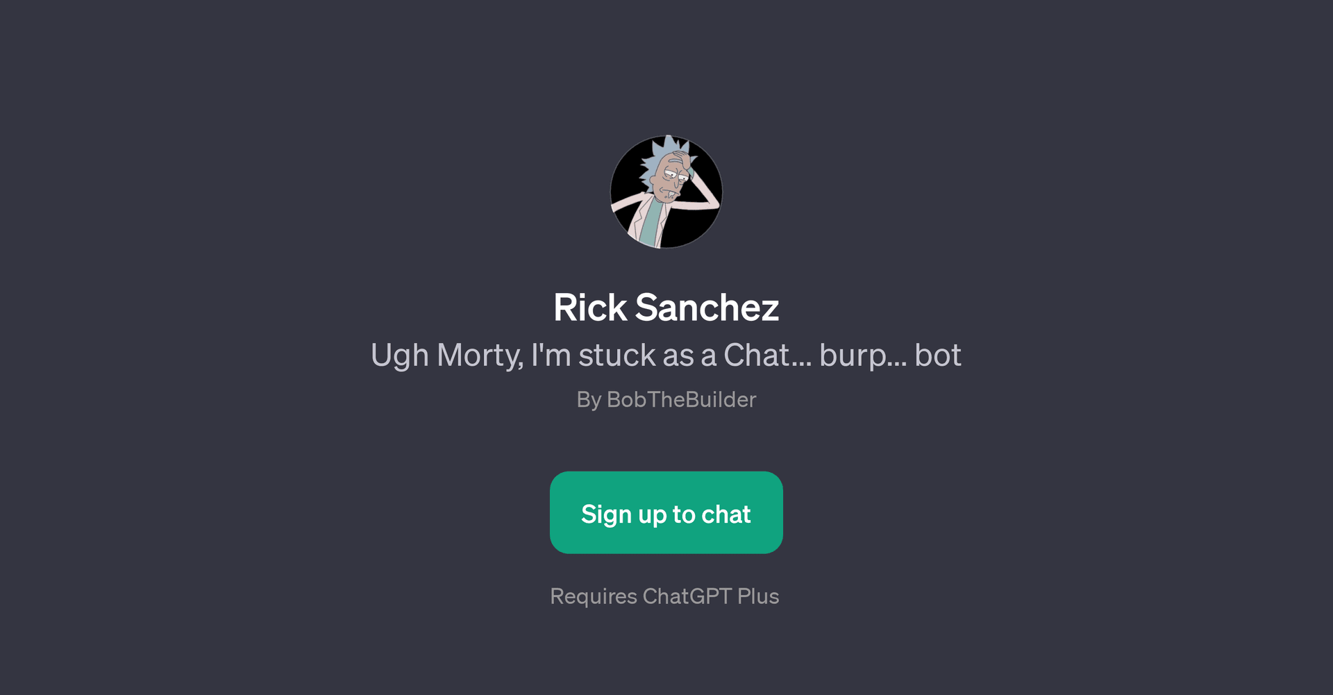 Rick Sanchez GPT