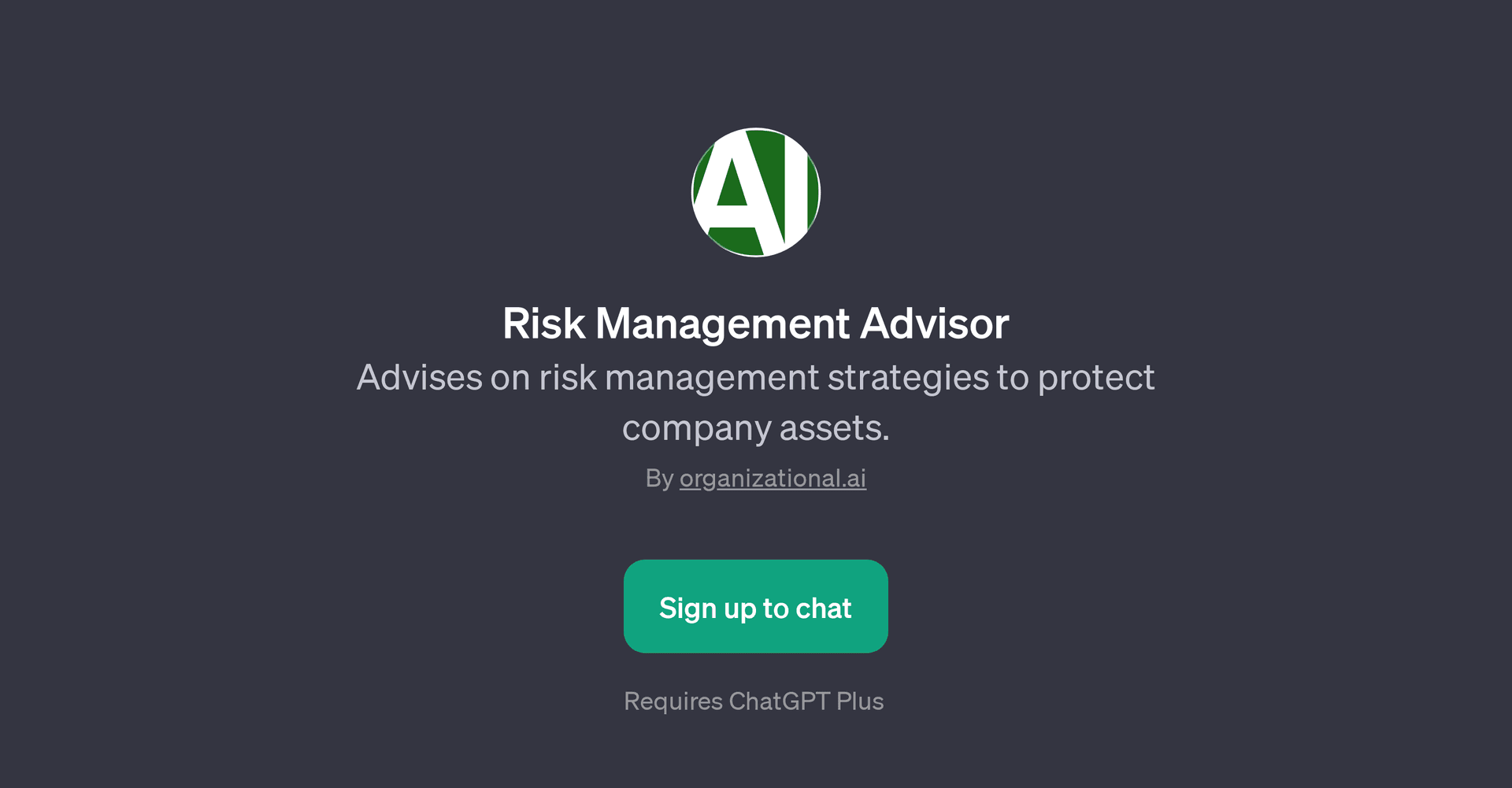 Risk Management Advisor