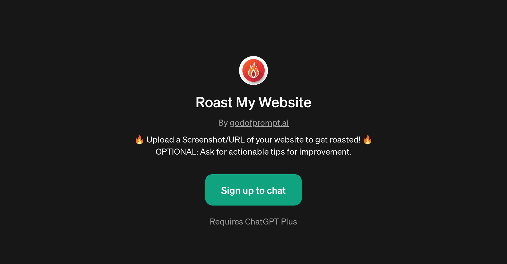 Roast My Website