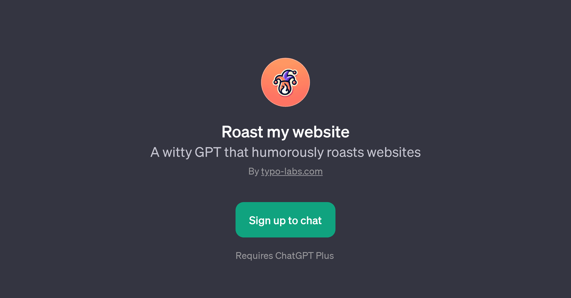 Roast my website