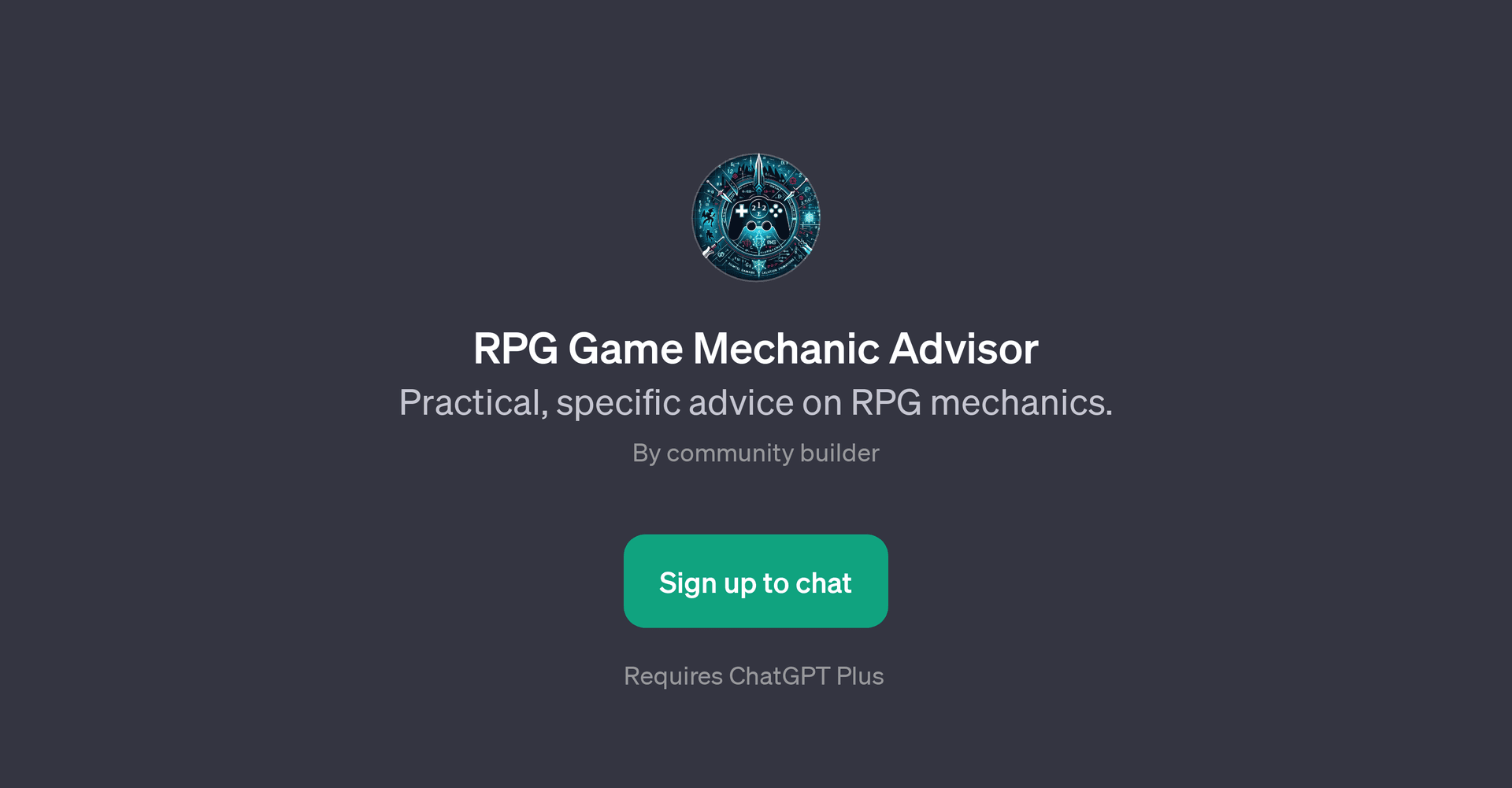 RPG Game Mechanic Advisor